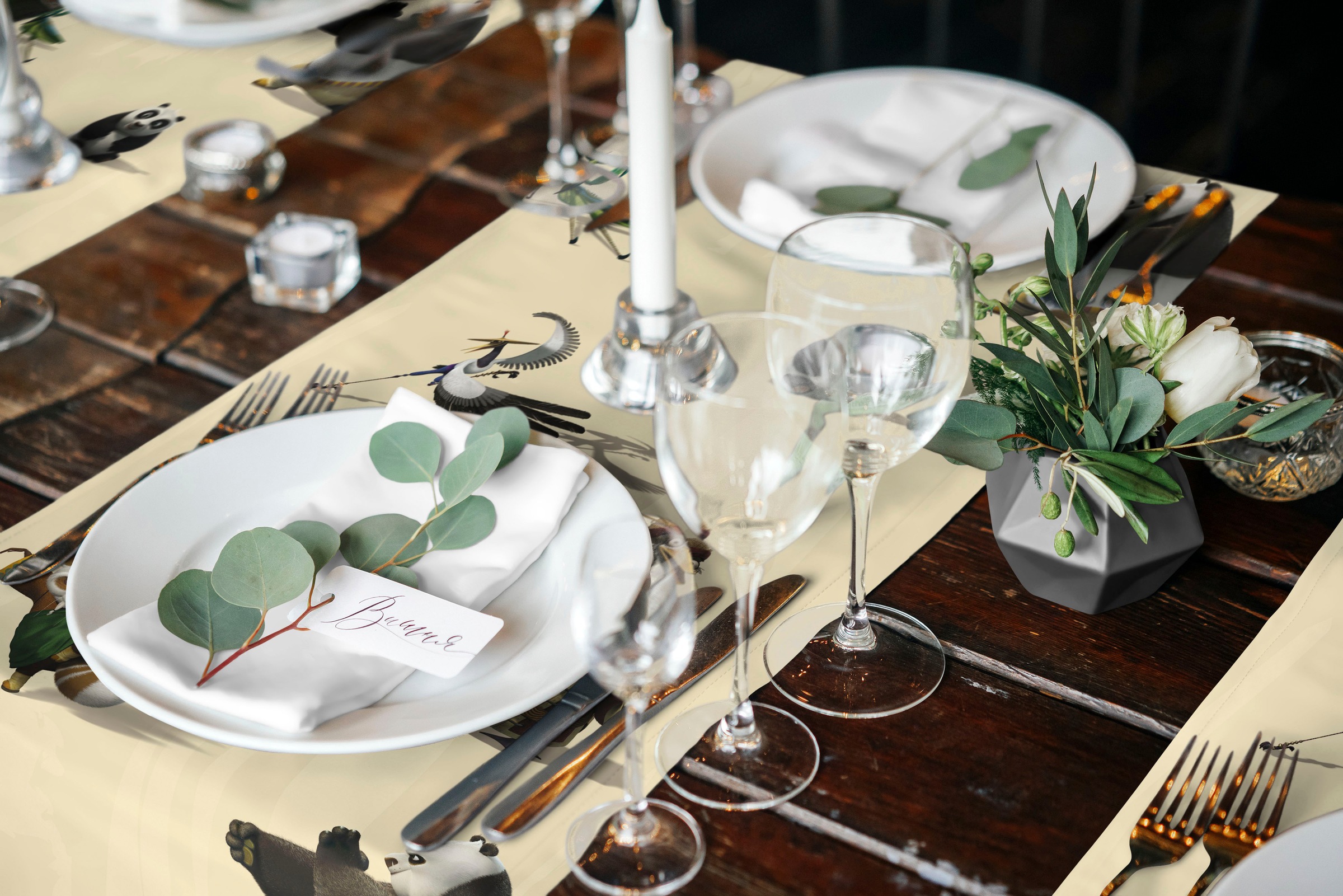 Wirth Tischläufer "Kung Fu Panda" Universal Pictures günstig online kaufen