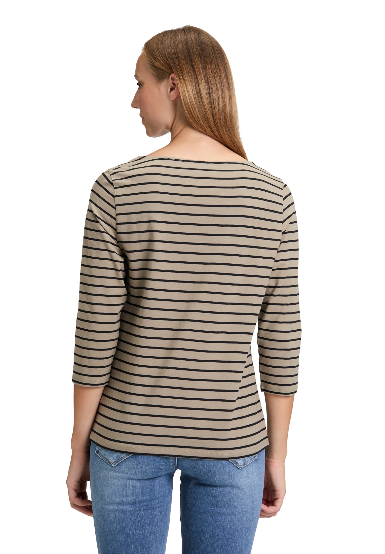 Betty Barclay 3/4-Arm-Shirt »Betty Barclay Ringelshirt mit U-Boot-Ausschnitt«, (1 tlg.)
