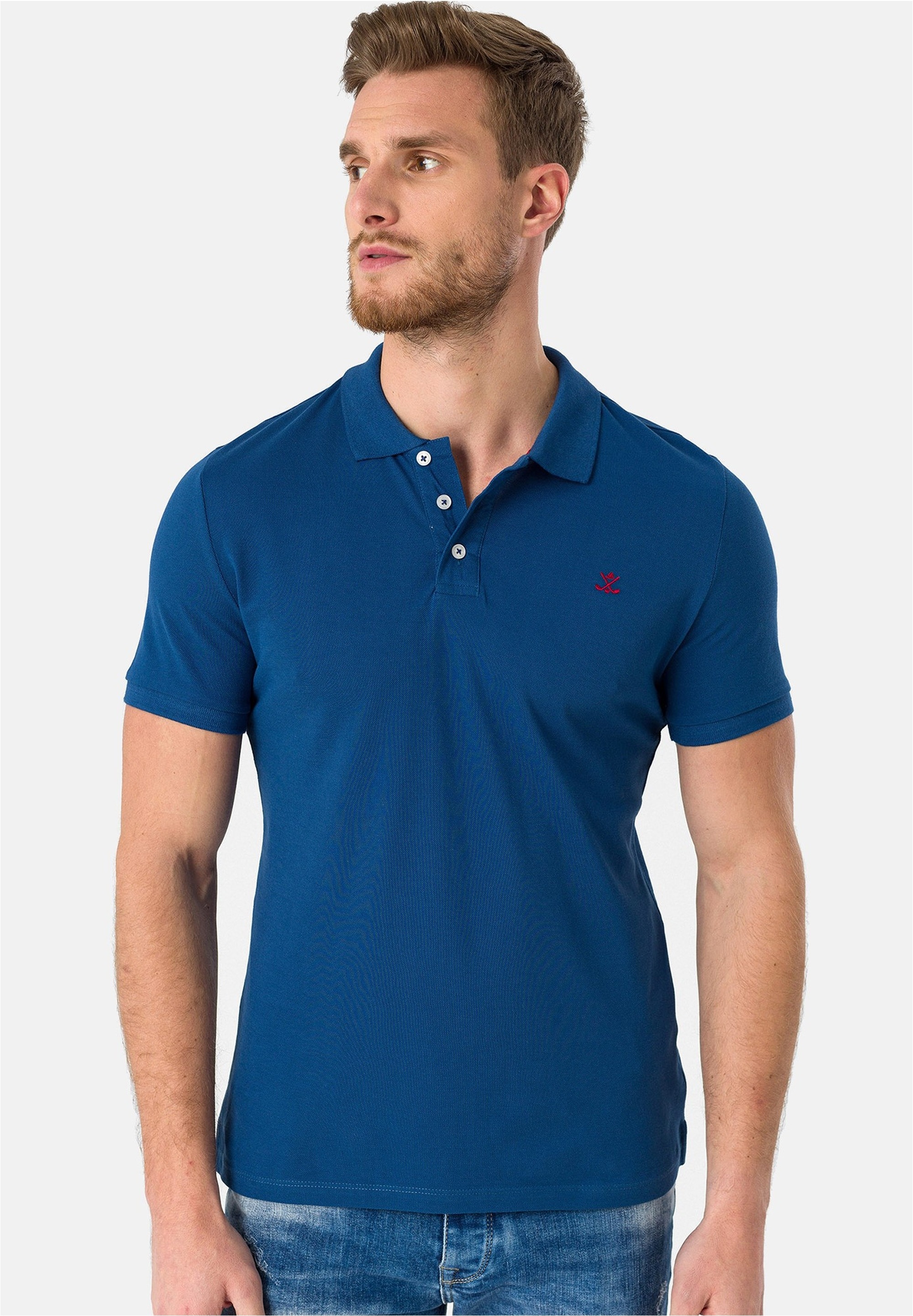 SIR RAYMOND TAILOR Poloshirt »Wheaton«, (1 tlg.), mit klassischem Kragen und kurzer Knopfleiste