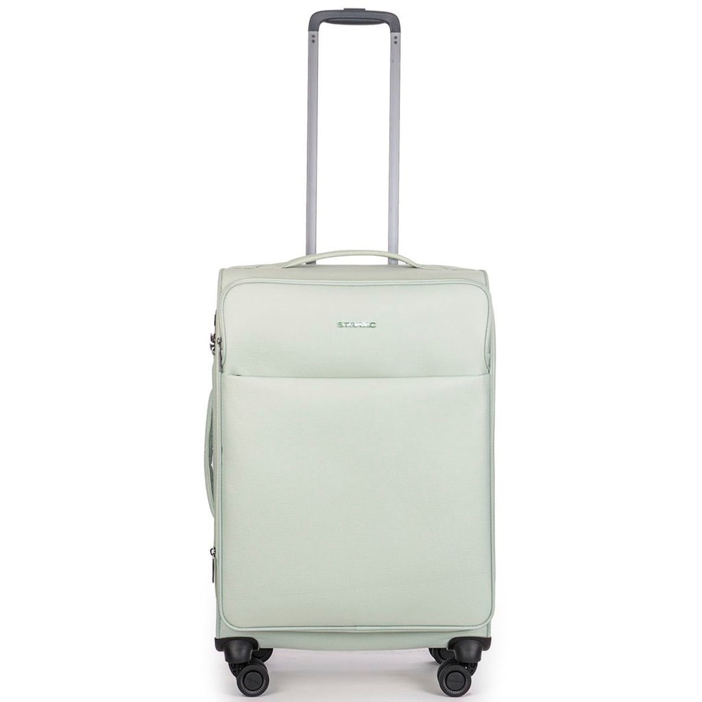 Stratic Weichgepäck-Trolley »Stratic Light + M, mint«, 4 Rollen