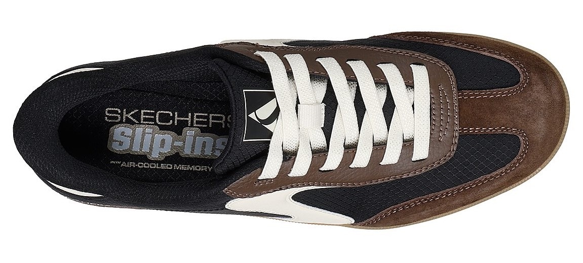 Skechers Slip-On Sneaker »HOTSHOT-EVERYDAY EASE«, Retro Sneaker, Schnürschuh mit Slip-ins