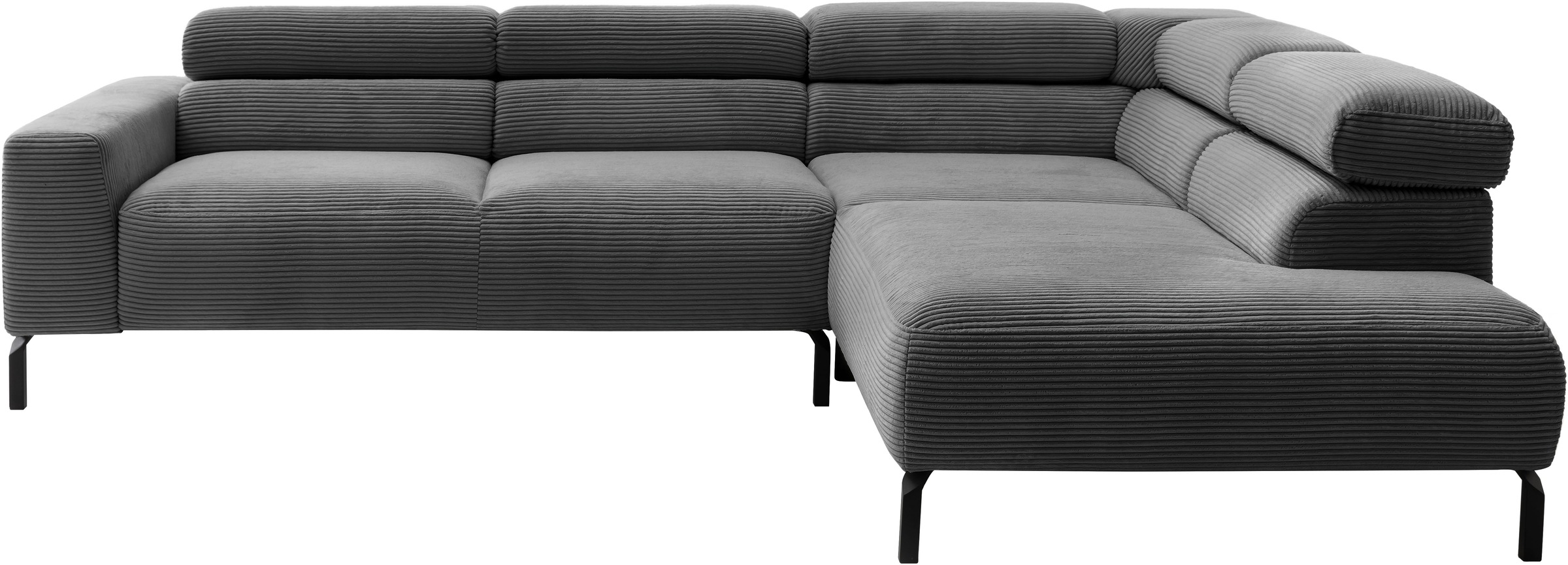 Places of Style Ecksofa "Antonelli, L-Form, inkl. Kopfteilverstellung, Brei günstig online kaufen