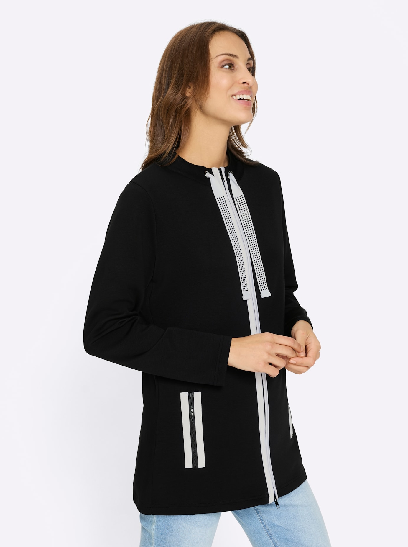 Inspirationen Shirtjacke »Sweatjacke« 1 tlg.