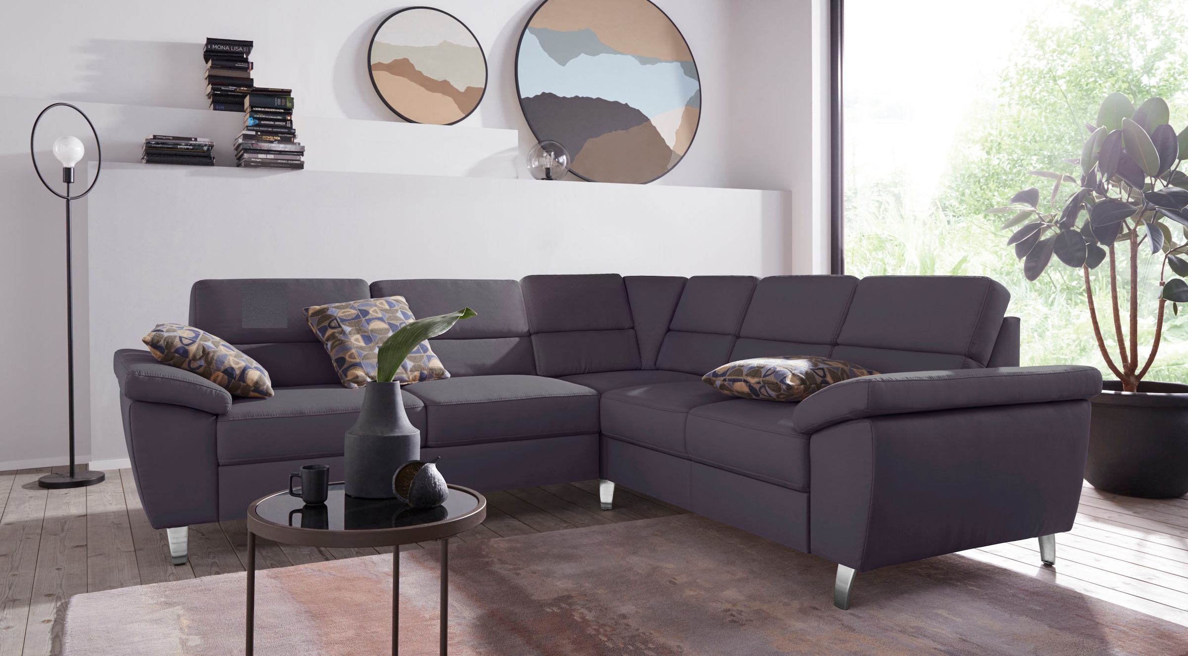 sit&more Ecksofa "Sorano L-Form", wahlweise mit Bettfunktion und Bettkasten günstig online kaufen