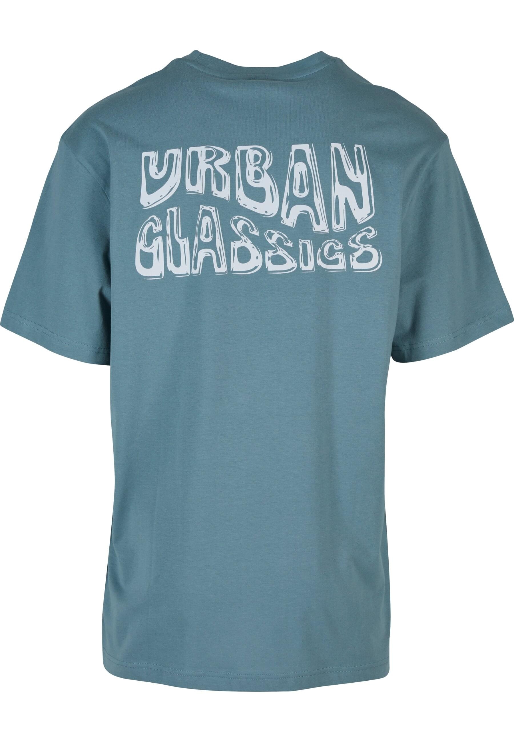 URBAN CLASSICS T-Shirt »Urban Classics UC Shiny Logo Tall Tee«, (1 tlg.)