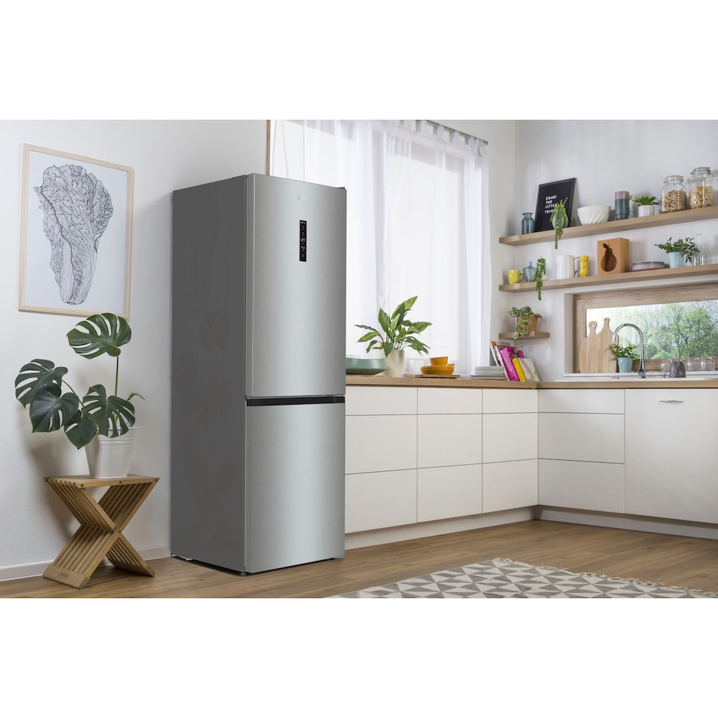 GORENJE Kühl-/Gefrierkombination »NK 79B0«, NK79B0DXL, 185 cm hoch, 60 cm breit