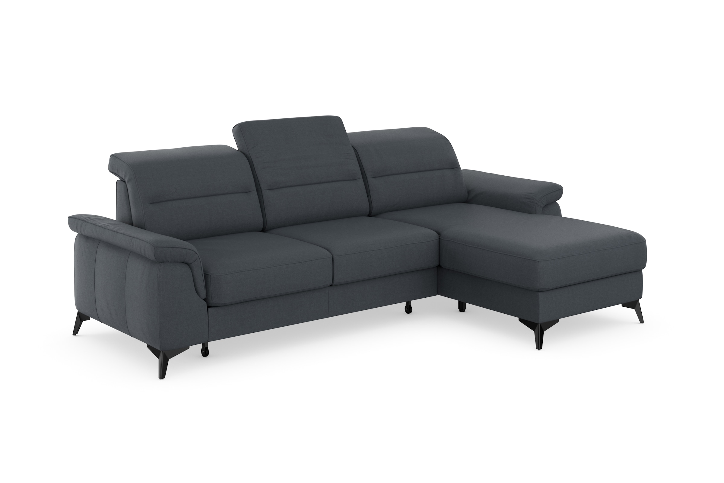 sit&more Ecksofa »Sinatra L-Form«, mit Recamiere, optional mit Kopfteilverstellung und Armteilfunktion