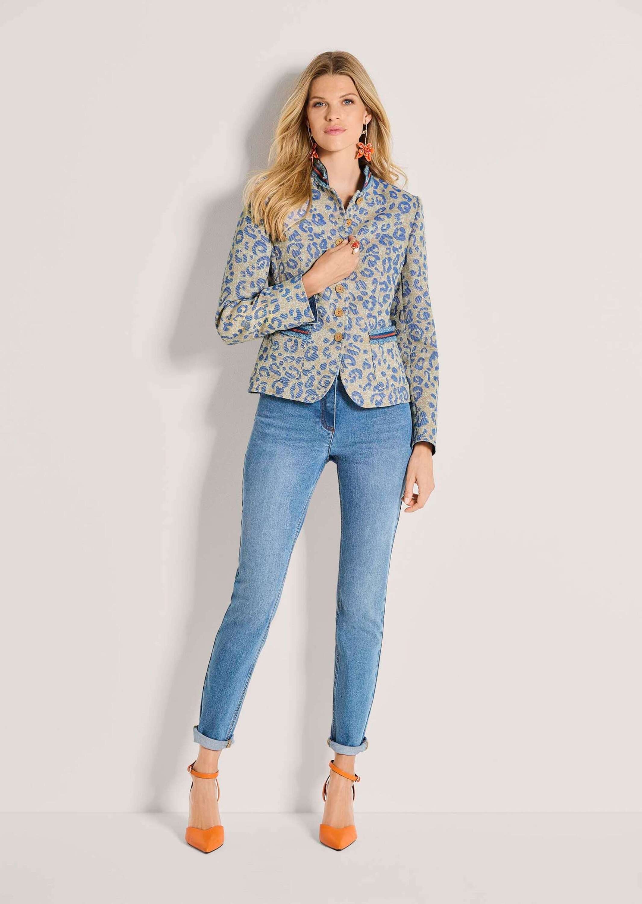 MADELEINE Jackenblazer "Blazer Jacquardblazer mit Leo-Muster" Leo-Jacquard günstig online kaufen
