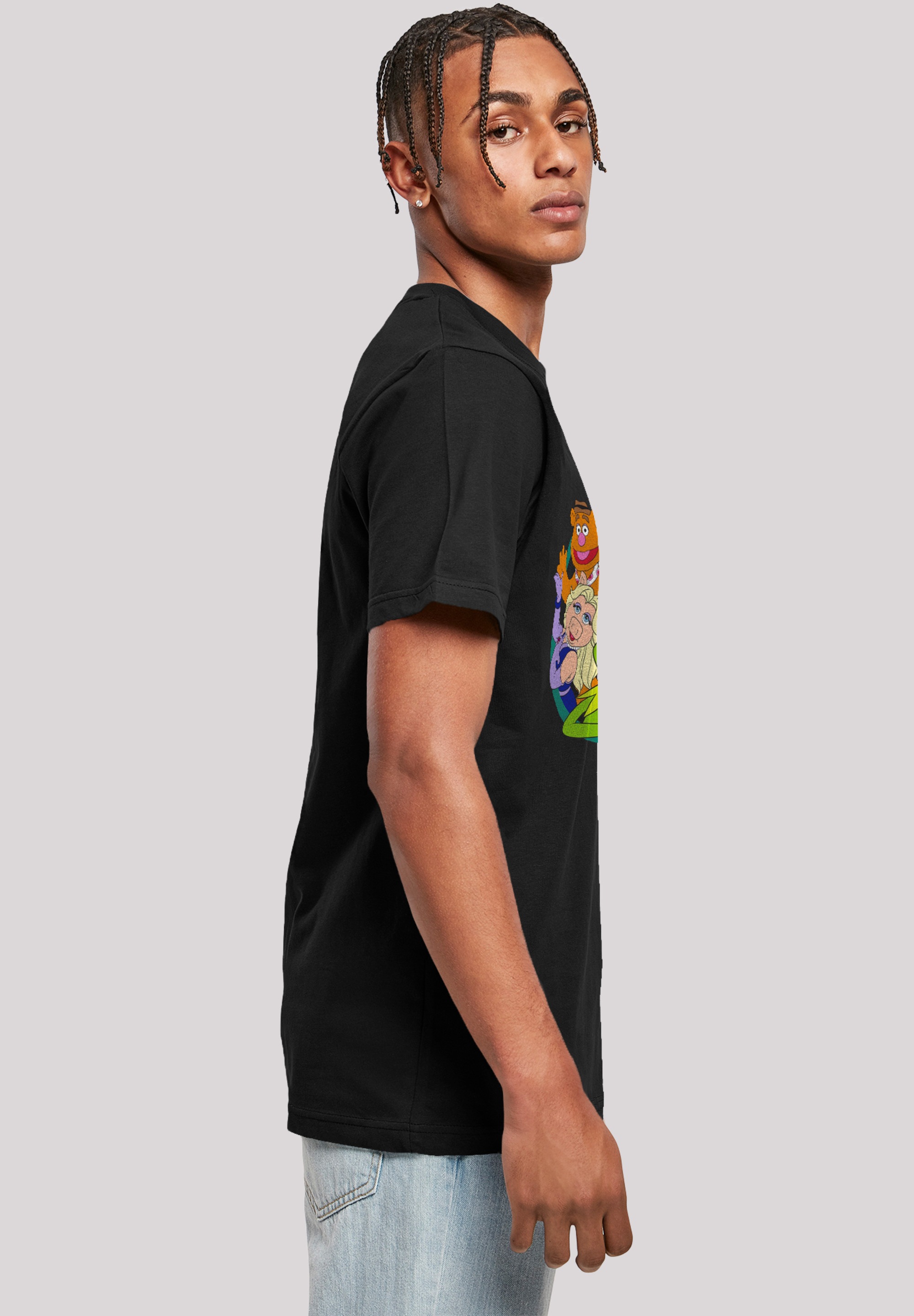 F4NT4STIC T-Shirt »Disney Muppets Group Circle«, Herren,Premium Merch,Regular-Fit,Basic,Bedruckt