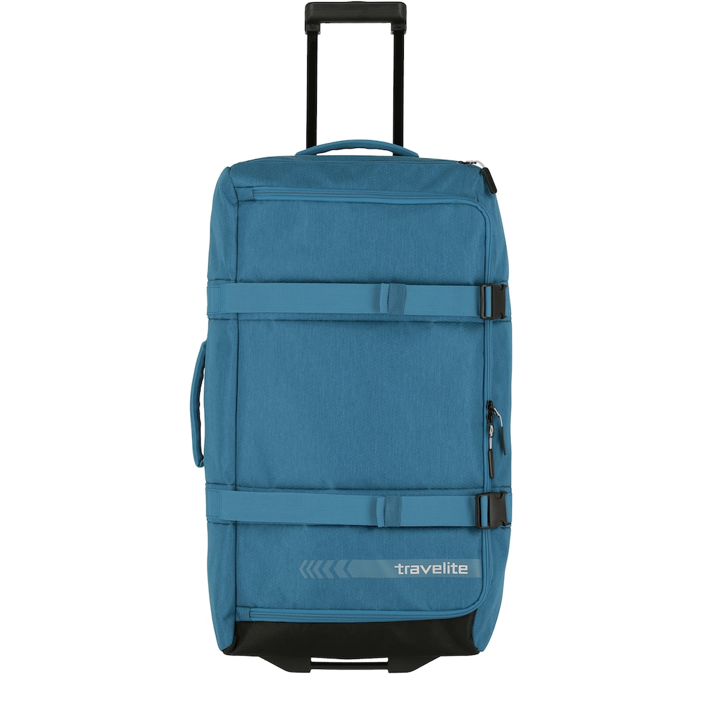 travelite Reisetasche »Kick Off L, 68 cm«, Duffle Bag Reisegepäck Sporttasche Reisebag mit Trolleyfunktion