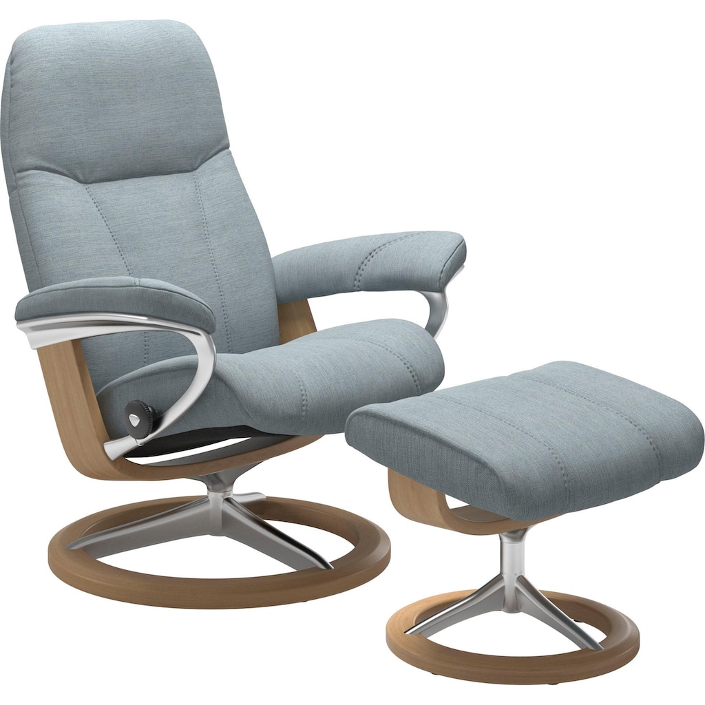 Stressless® Relaxsessel »Consul«, (Set, Relaxsessel mit Hocker)