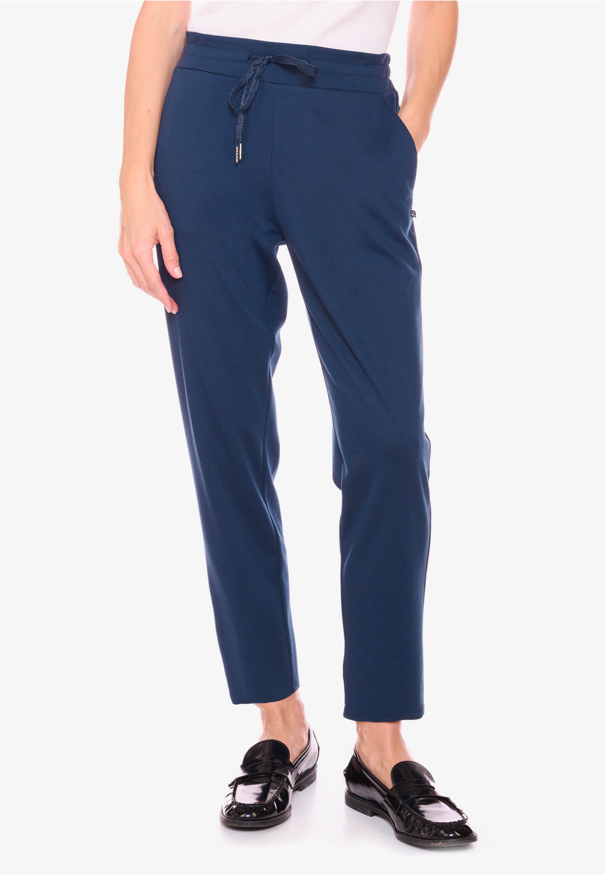 Le Temps Des Cerises Stoffhose »ROSI«, mit stilvollem Bindeband