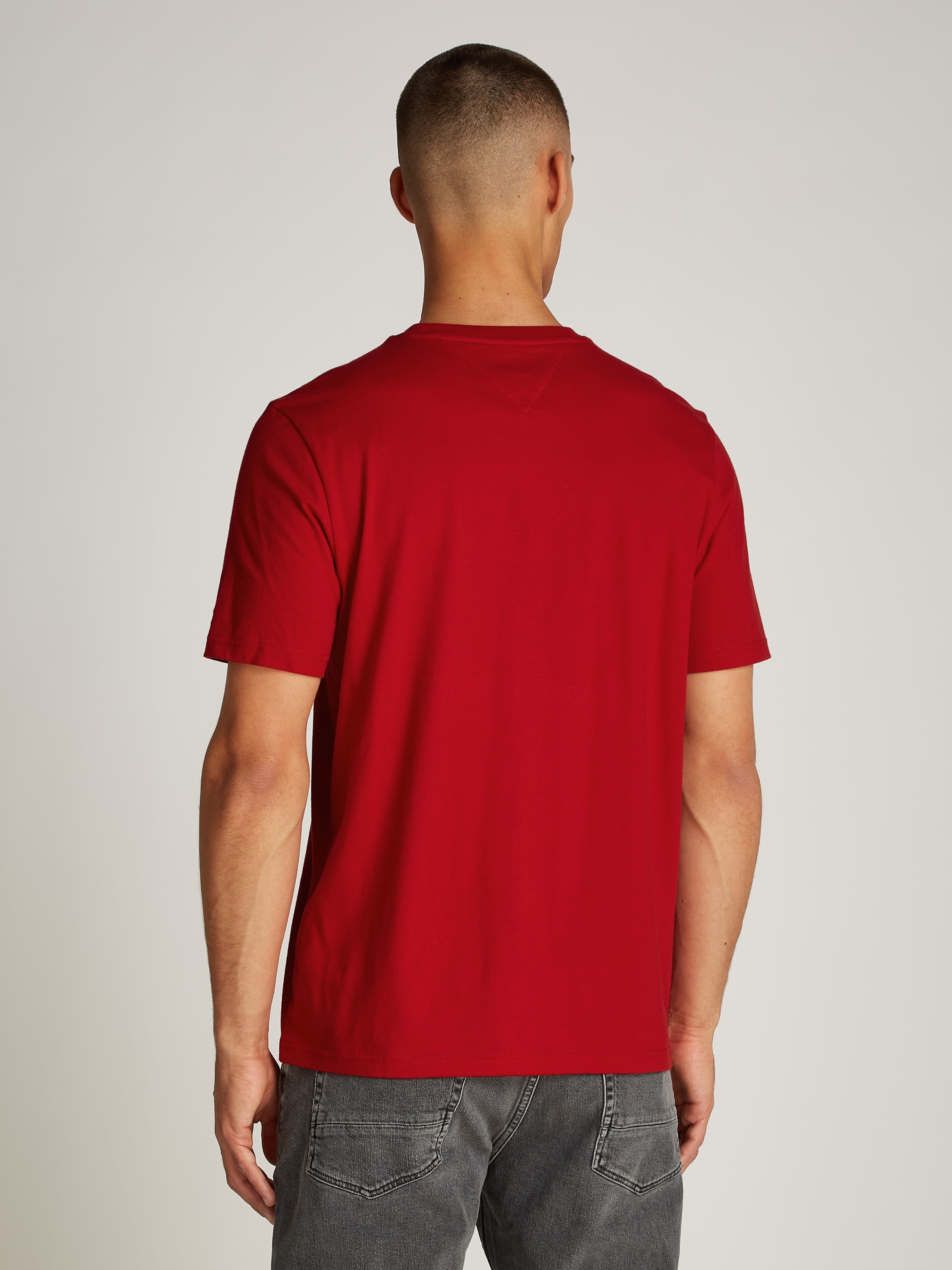 Tommy Hilfiger T-Shirt "RWB HILFIGER TEE", Logoprint auf der Brust günstig online kaufen