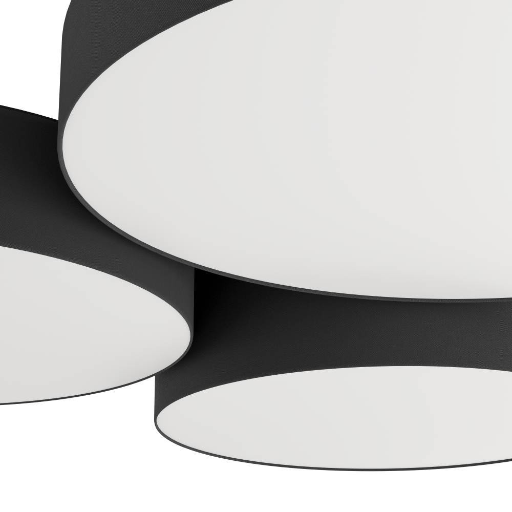 EGLO Deckenleuchte »BARBANO-Z«, 3 flammig, Leuchtmittel LED-Modul | LED fest integriert, ZigBee, App und Sprachsteuerung Alexa, RGB, dimmbar, Deckenlampe