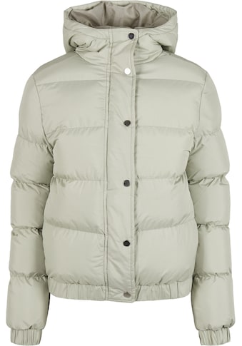 Winterjacke »Urban Classics Damen Ladies Hooded Puffer Jacket«, (1 St.), mit Kapuze