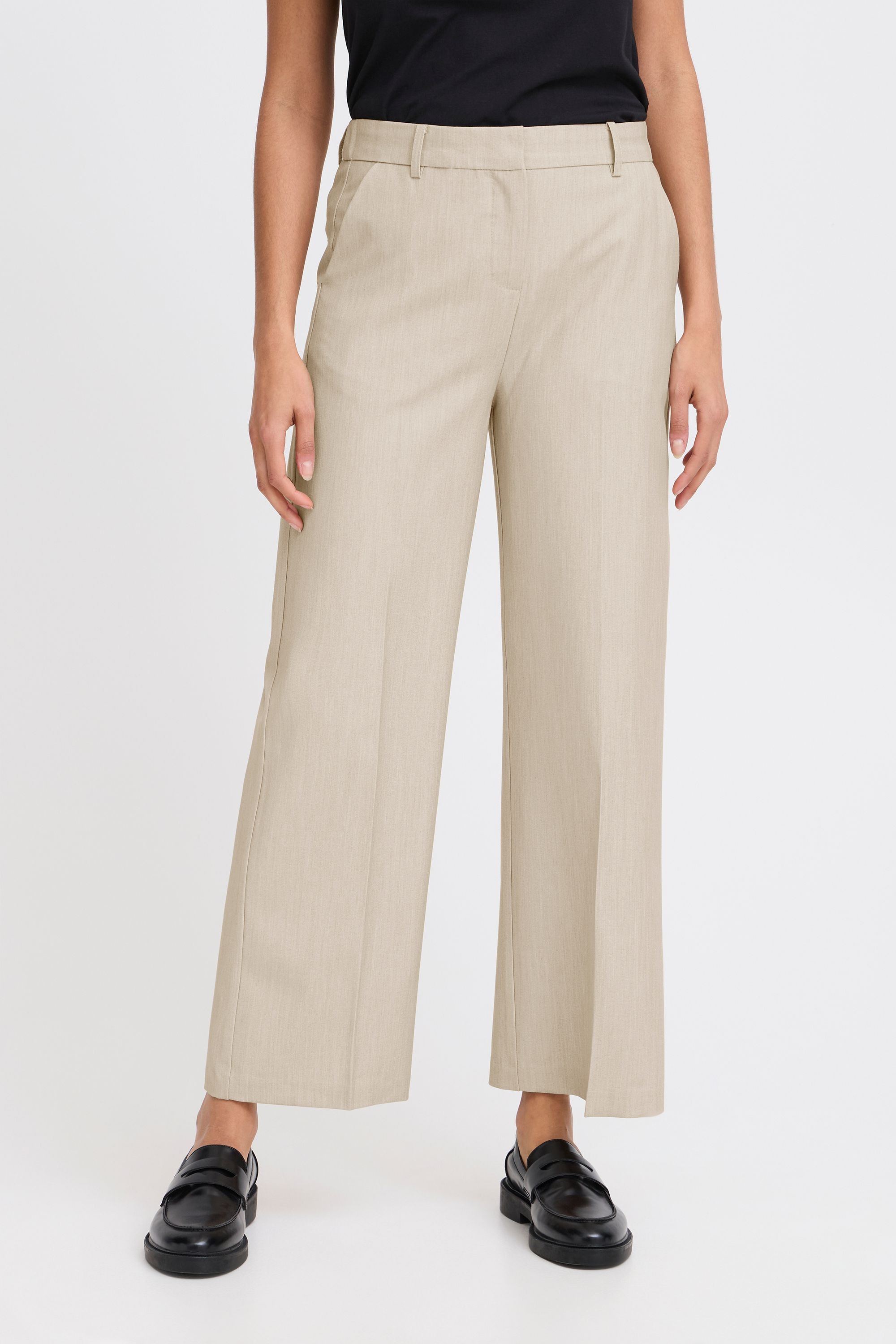 b.young Stoffhose »Stoffhose BYDANTA WIDE LEG PANTS 2 CROPPED«