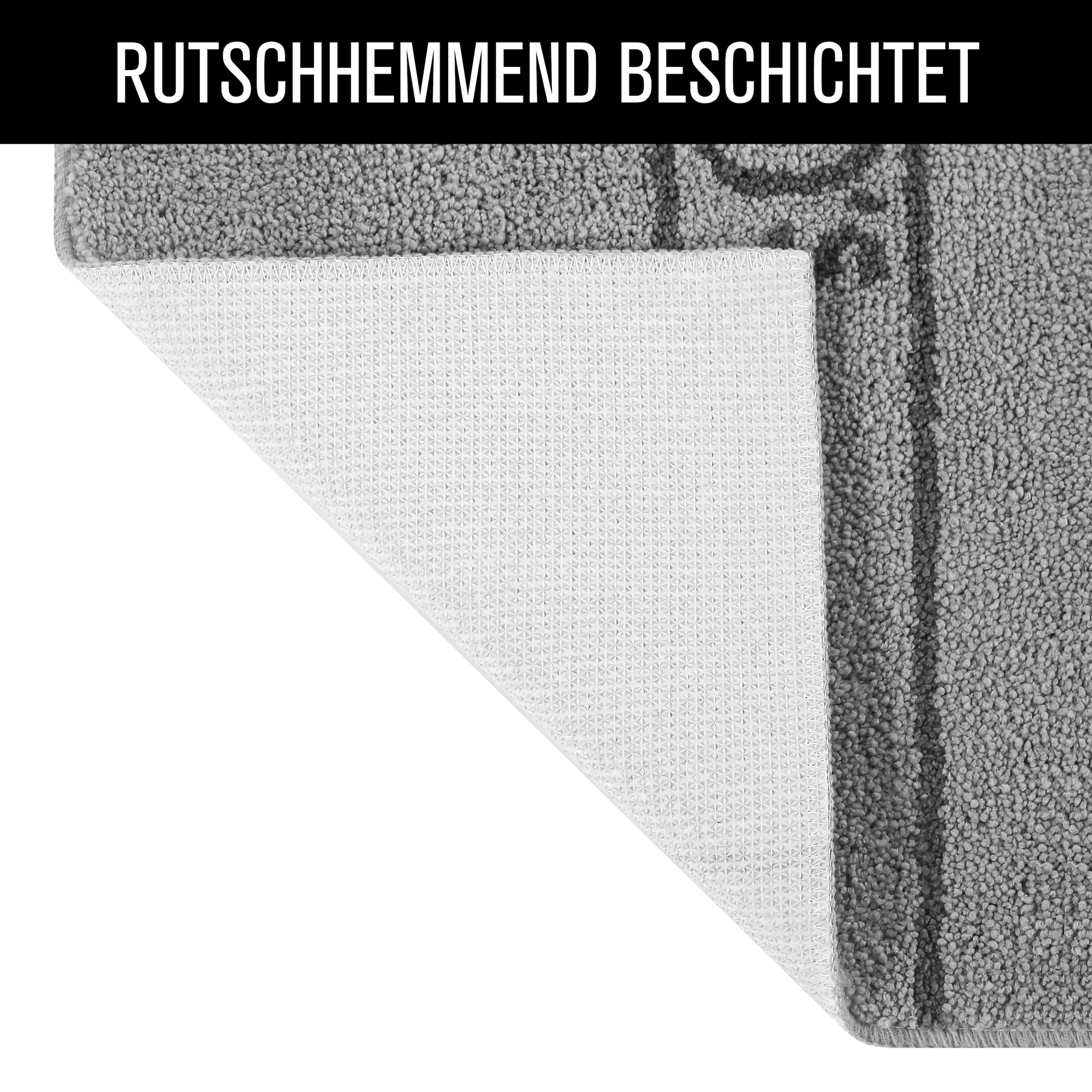 s.Oliver Badematte »Allie, Badvorleger, Badezimmer Teppich, Duschvorleger« Höhe 10 mm rutschhemmend beschichtet schnell trocknend | strapazierfähig Badteppich, weiche Haptik, unifarben mit s.Oliver Schriftzug