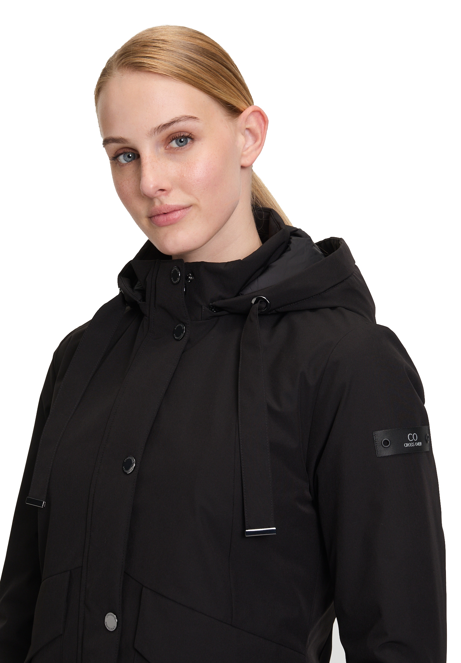 Betty Barclay Outdoorjacke »Betty Barclay Damen Outdoorjacke mit abnehmbarer Kapuze«, mit Kapuze