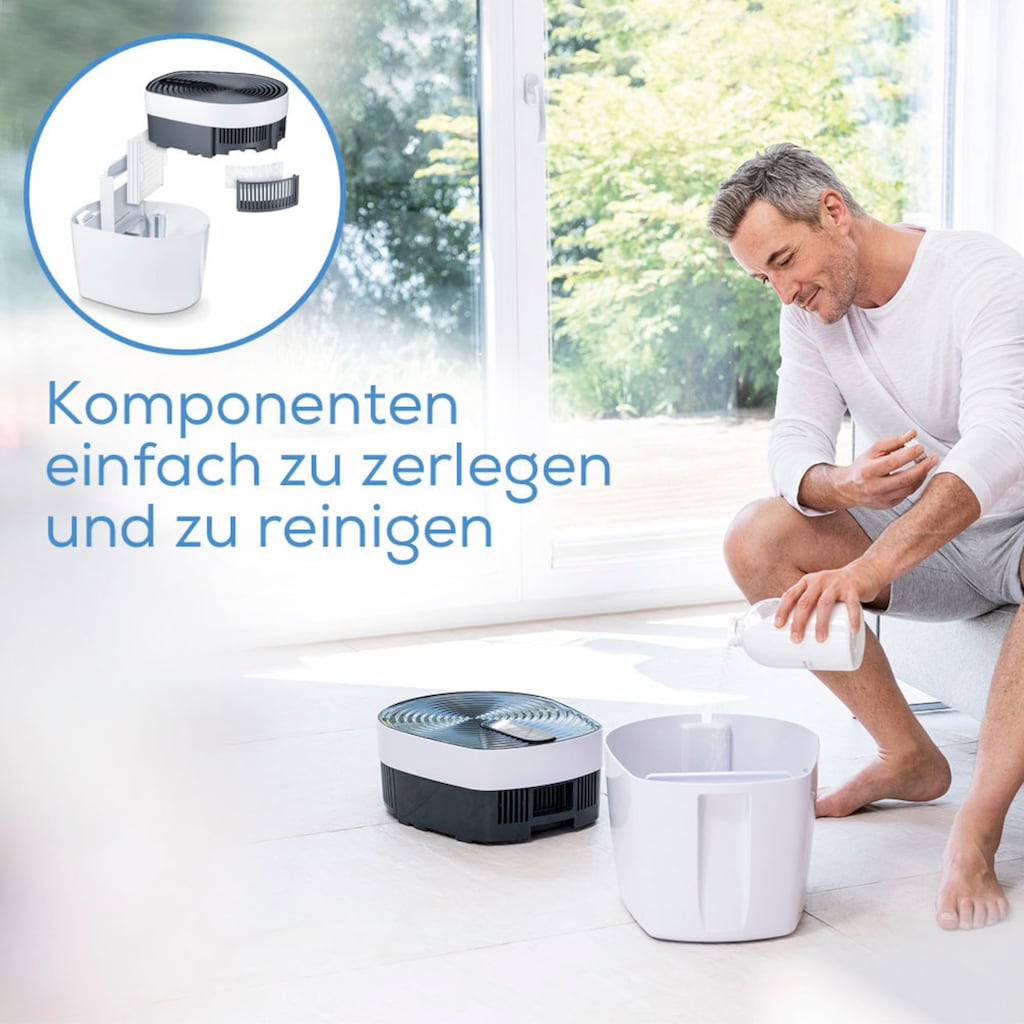 BEURER Kombigerät Luftbefeuchter und -reiniger »MK 500 + MK 500 Kombi Set«, für 50 m² Räume