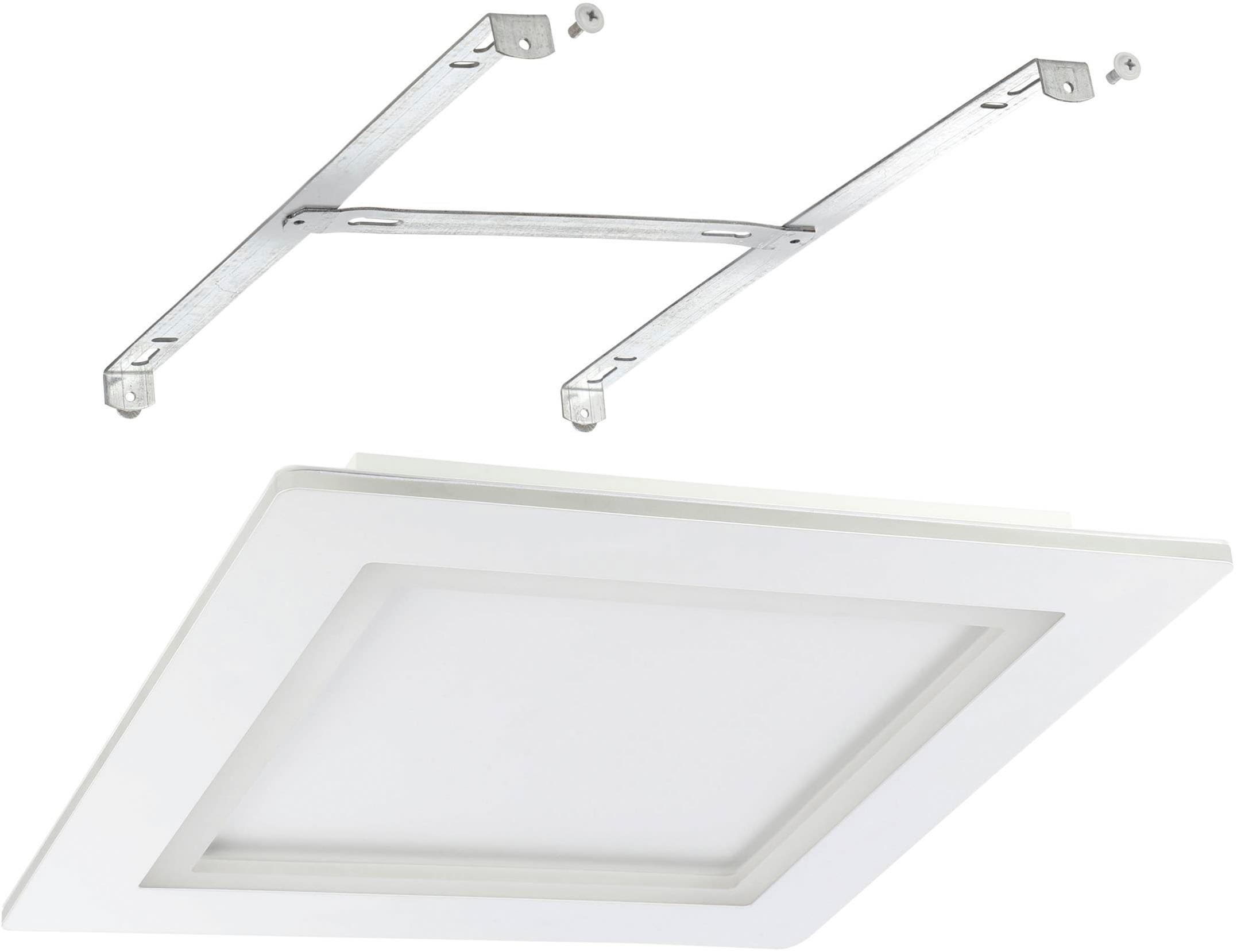 EGLO Deckenleuchte »Padrogiano-Z Deckenlampe, ZigBee 3.0, App und Sprachsteuerung, Lampe« LED-Modul 1 Stk. Kaltweiß | RGB ZigBee, App und Sprachsteuerung Alexa, RGB, dimmbar, 45 x 45 cm