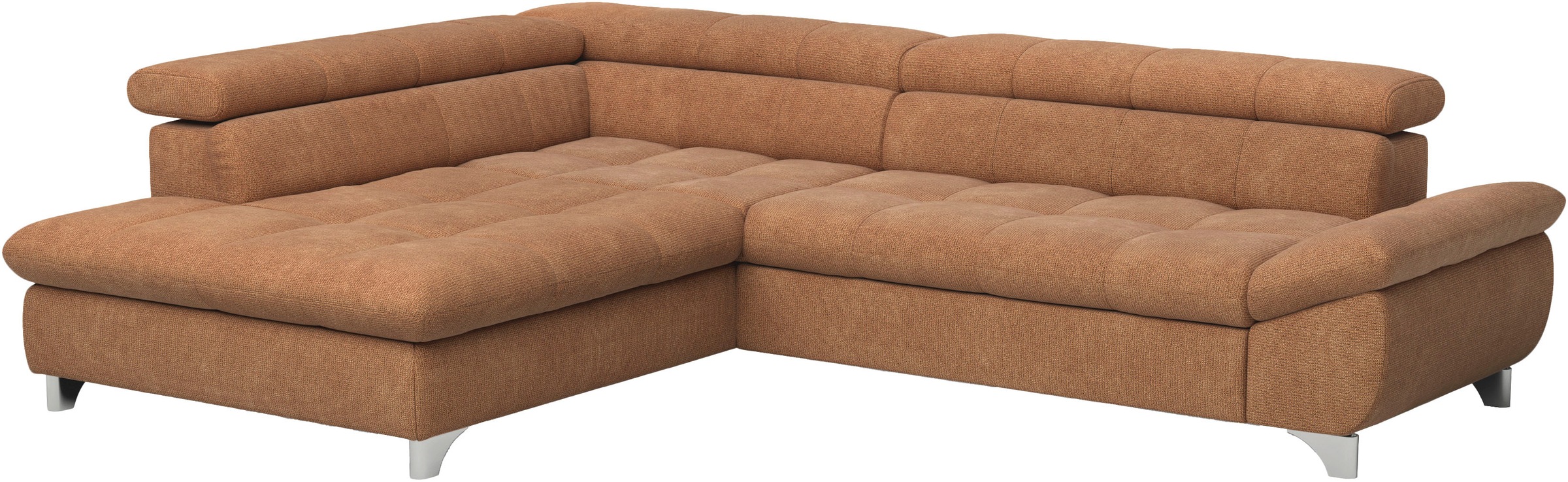 COTTA Ecksofa »Gemini L-Form«, mit Kopfteilverstellung, wahlweise mit Bettfunktion