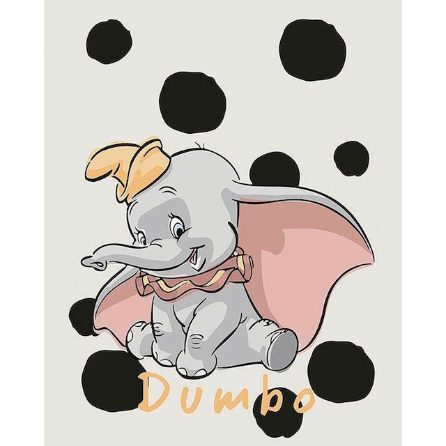 Komar Poster »Dumbo Dots«, Disney, (1 St.), Kinderzimmer, Schlafzimmer,  Wohnzimmer | BAUR