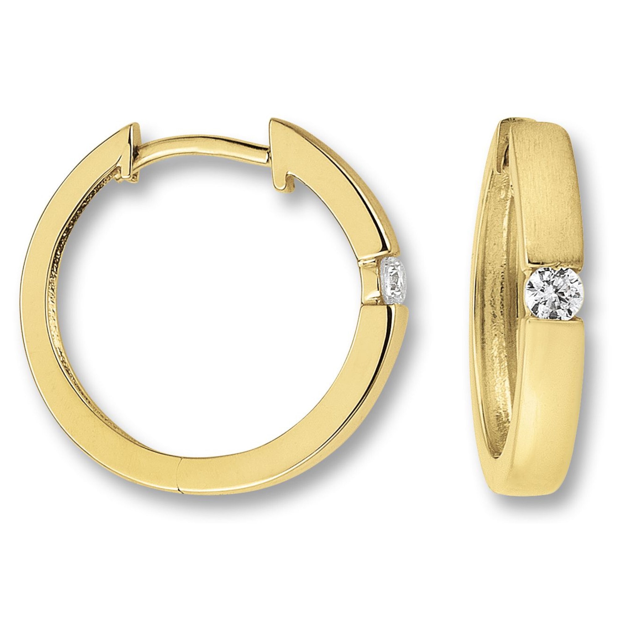 ONE ELEMENT ONE Hoop Earrings Gold