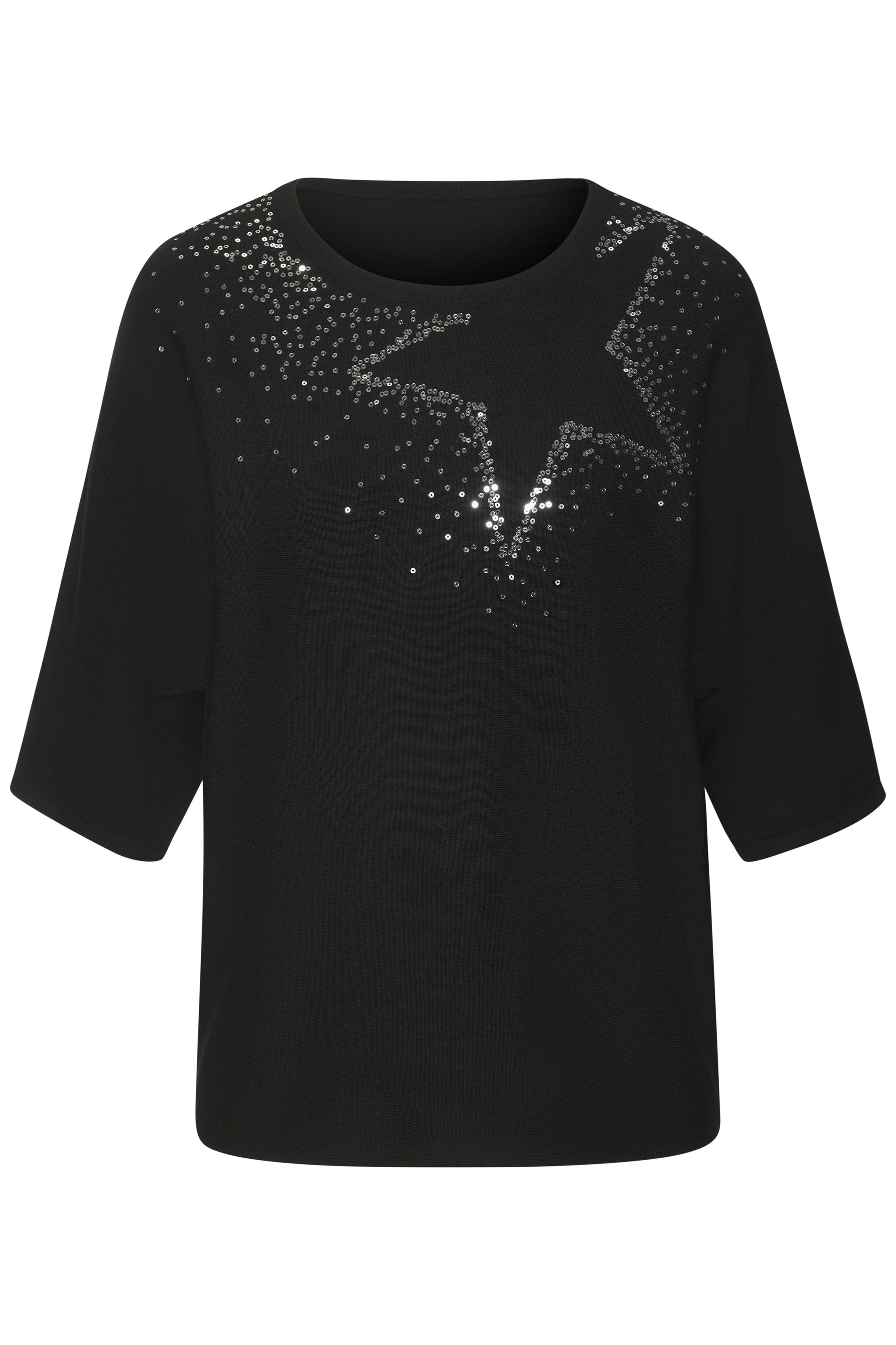 LASCANA Rundhalsshirt "mit Sternendesign aus funkelnden Pailletten", aus we günstig online kaufen