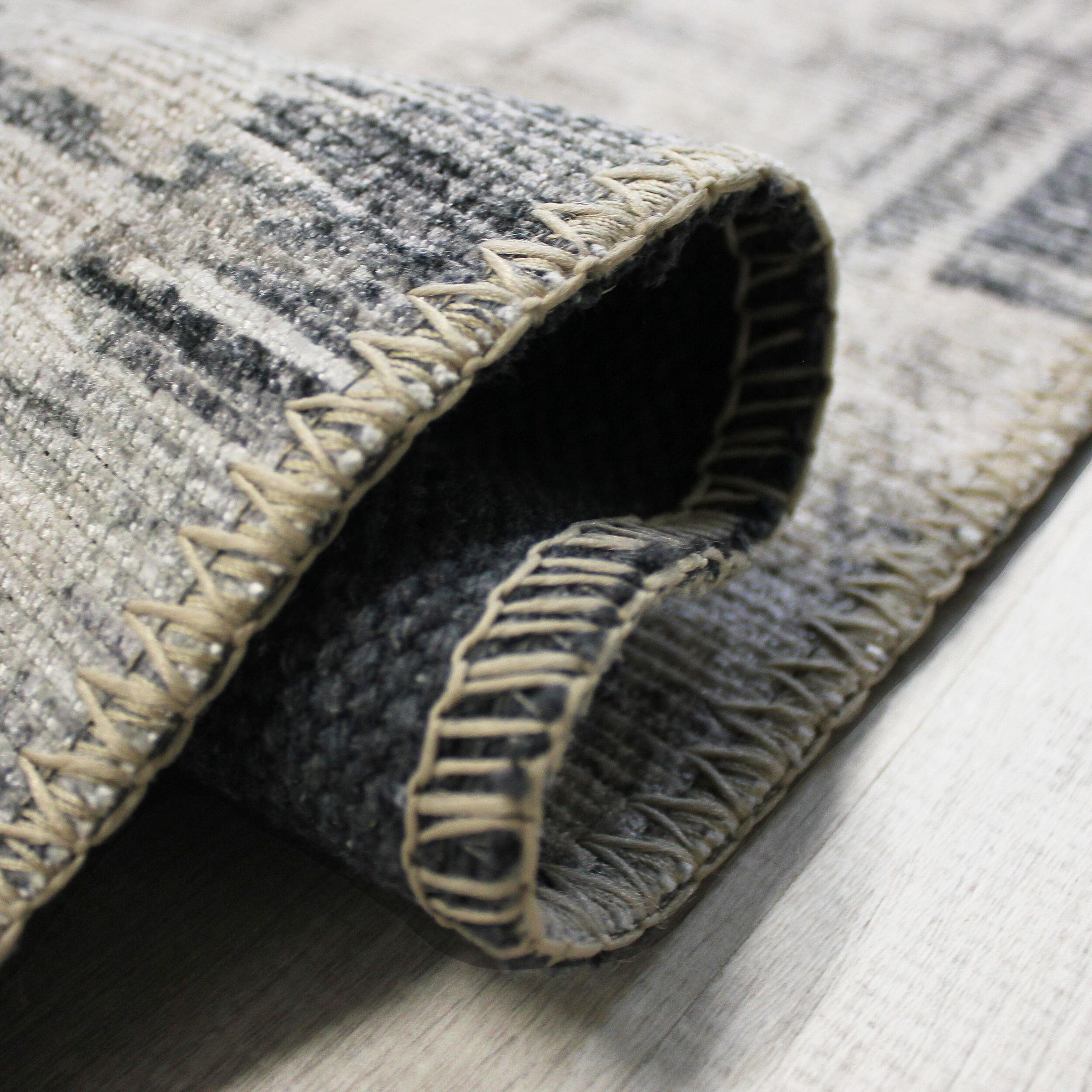 FLAIR RUGS Teppich »Silas«, rechteckig, 4 mm Höhe, Waschbarer Abstrakter Teppich