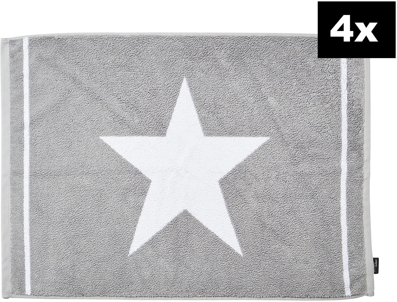 done. Badematte "DAILY SHAPES Star 4er-Set" Höhe 5 mm fußbodenheizungsgeeig günstig online kaufen