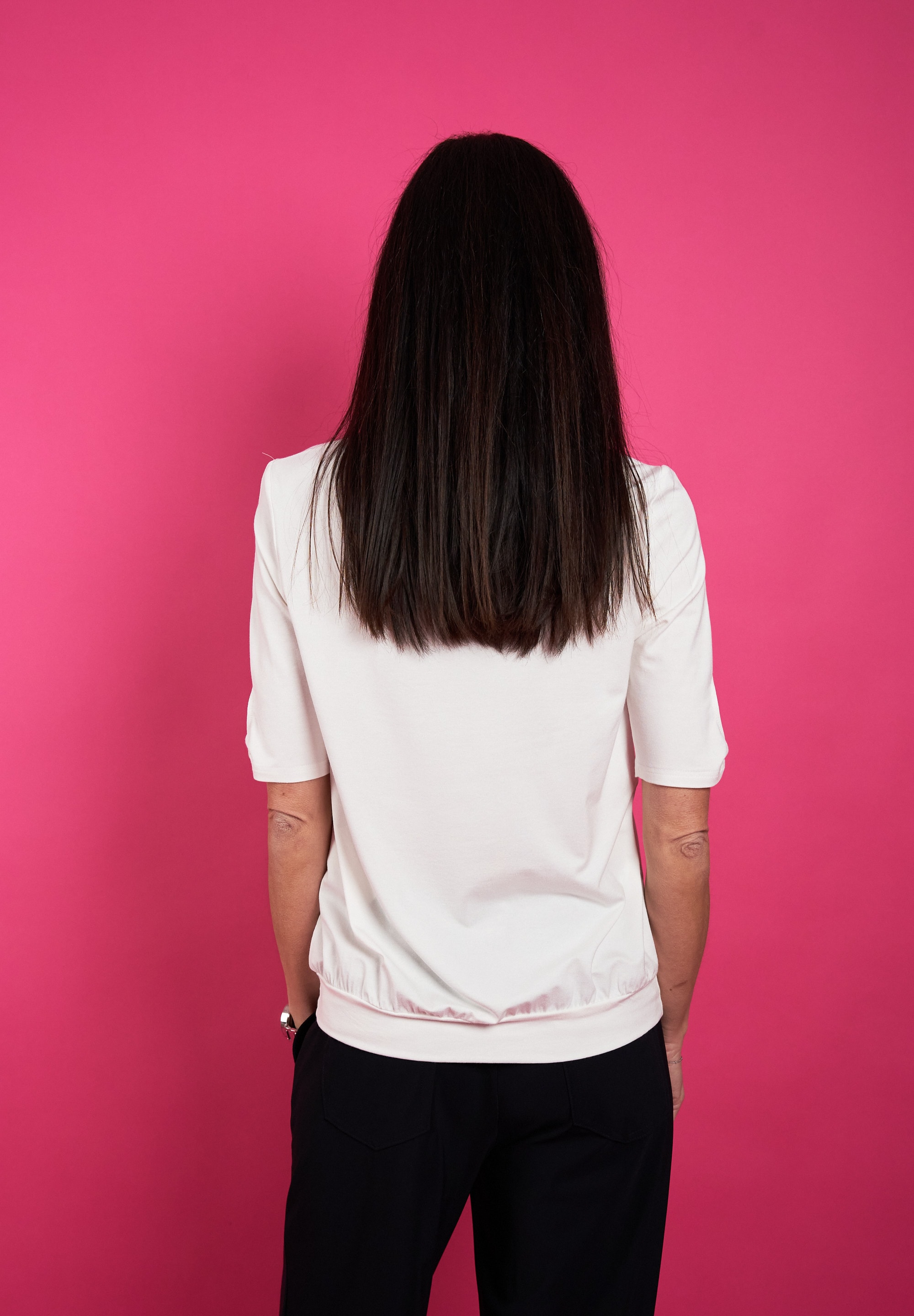 Seidel Moden Rundhalsshirt, mit Cut-Out Details, MADE IN GERMANY
