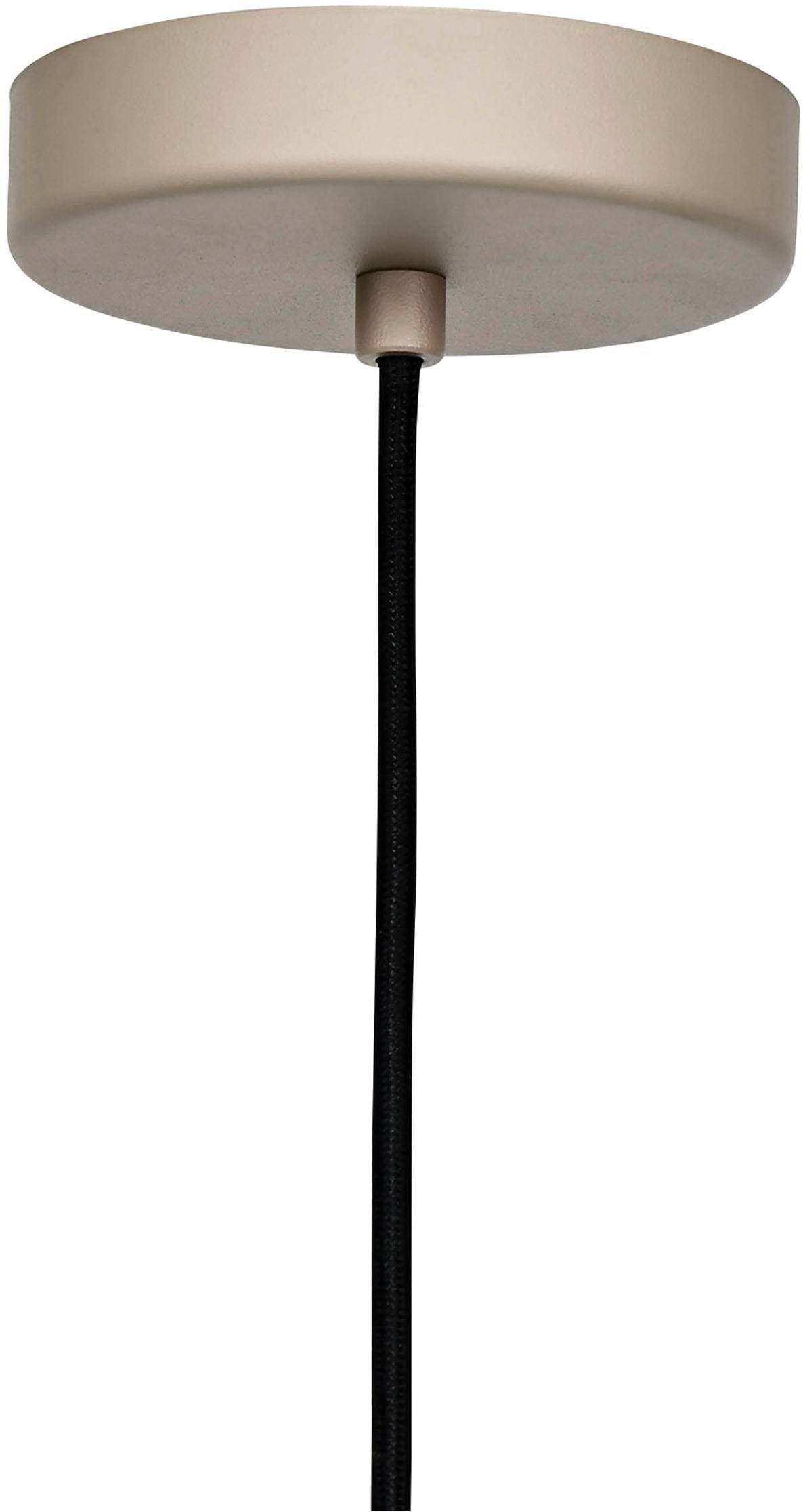 EGLO Pendelleuchte »Hängeleuchte ROMAZZINA, exkl. E27, Stahl in sandfarben, Pendellampe«, 1 flammig, Leuchtmittel E27 | ohne Leuchtmittel, Esszimmerlampe, 110x32,5 cm (HxD), 1-flammig, modern, minimalistisch