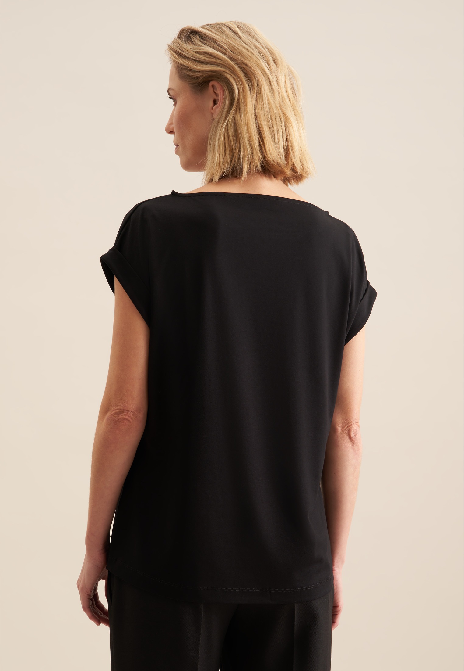 seidensticker Klassische Bluse "Schwarze Rose" Ohne Arm Uni günstig online kaufen