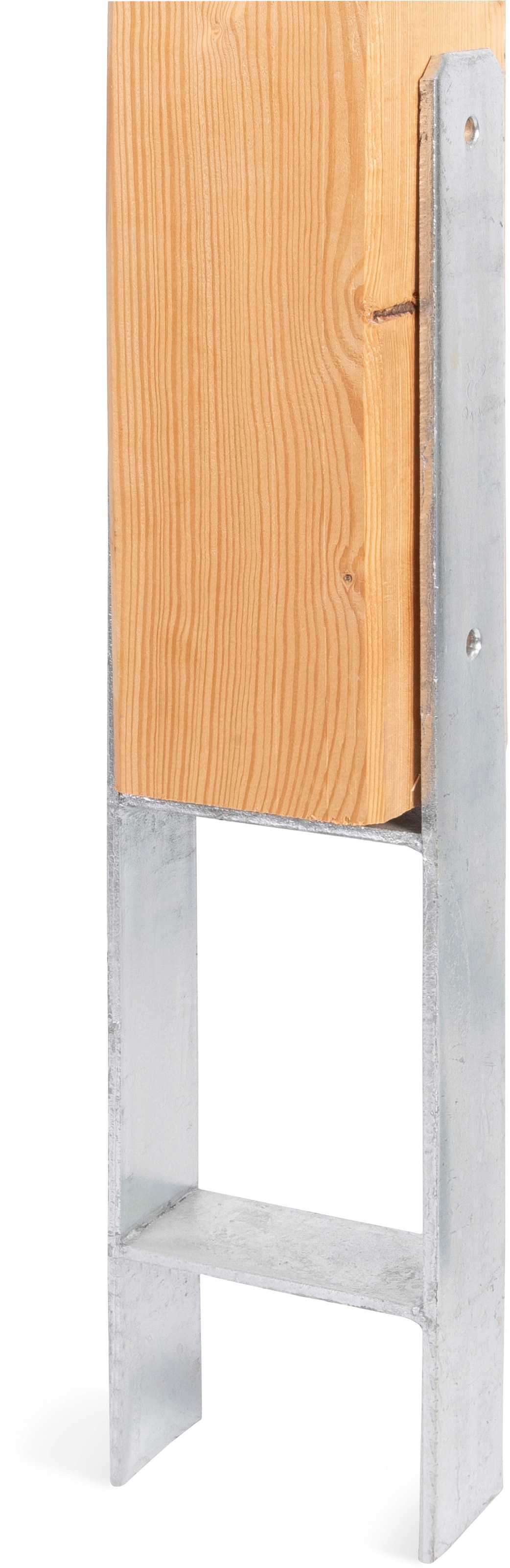 Alberts H-Pfostenanker, Materialstärke 6 mm, lichte Breite 121 mm, Höhe 600 mm
