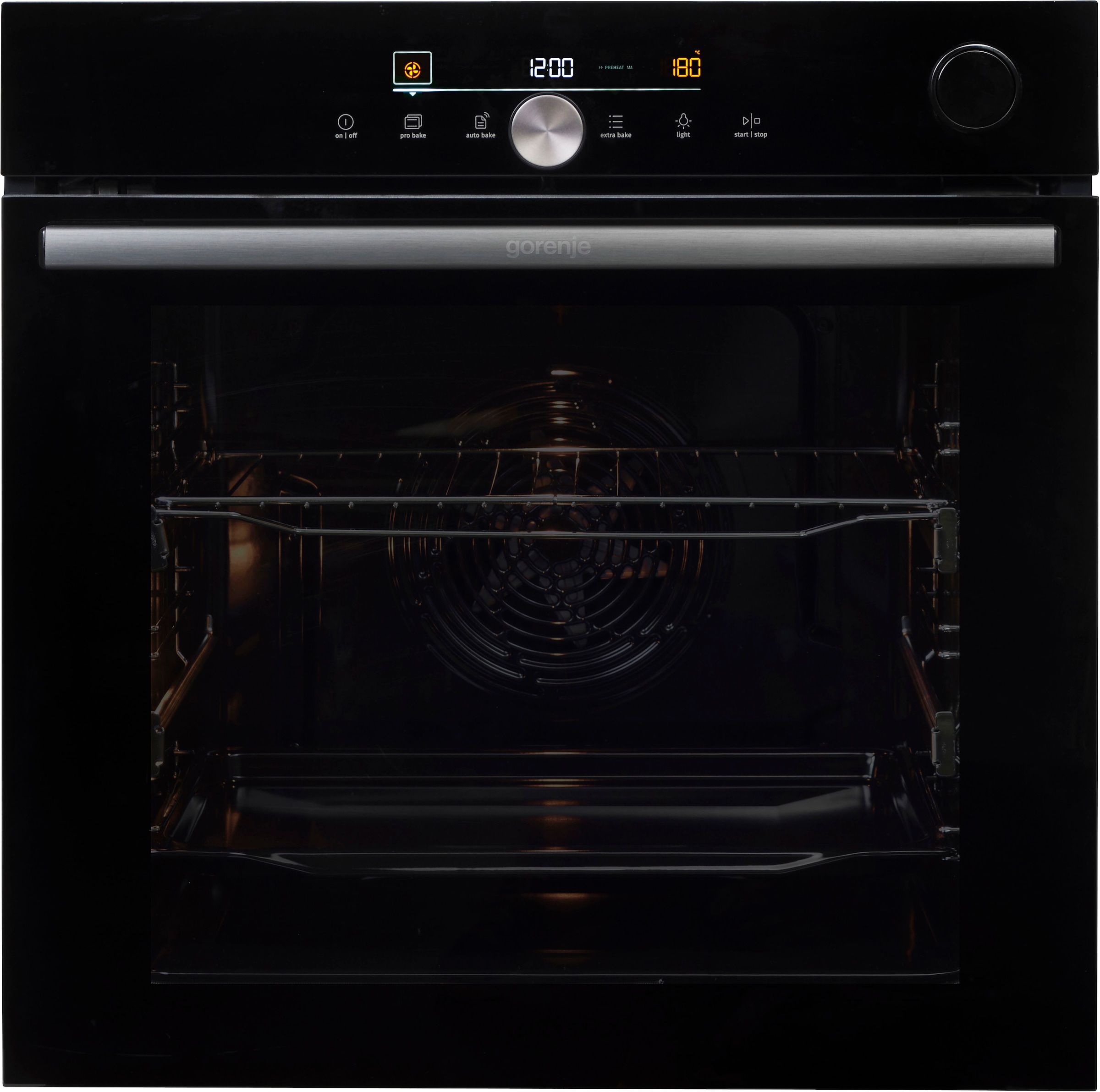 GORENJE Pyrolyse Backofen "BPSA6747DGWI" mit 2-fach-Teleskopauszug mit Pyro günstig online kaufen