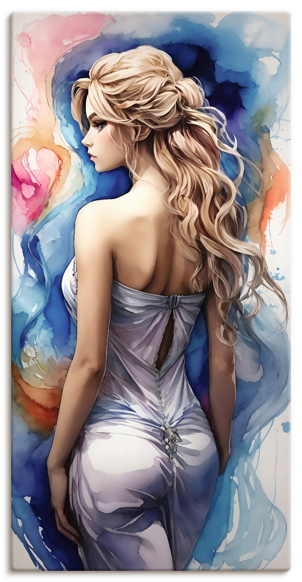 Artland Wandbild "Frau in Farben I" Erotische Bilder 1 Stk. tlg. als Alubild, Leinwandbild, Poster, Wandaufkleber in verschied. Größen
