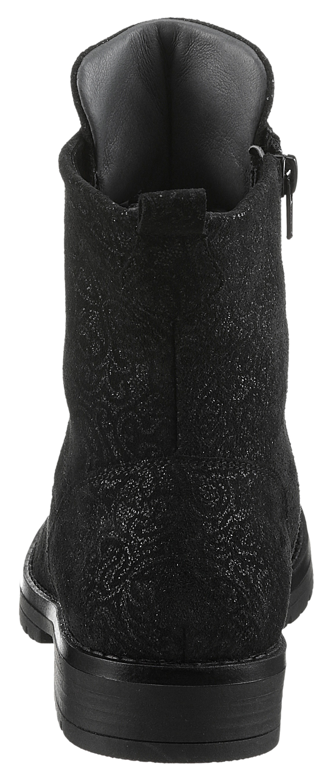 Thumbnail - Waldläufer Schnürstiefelette "G-RAVINA" Schnürboots, Blockabsatz, in floraler Optik, Komfortweite G (=weit)