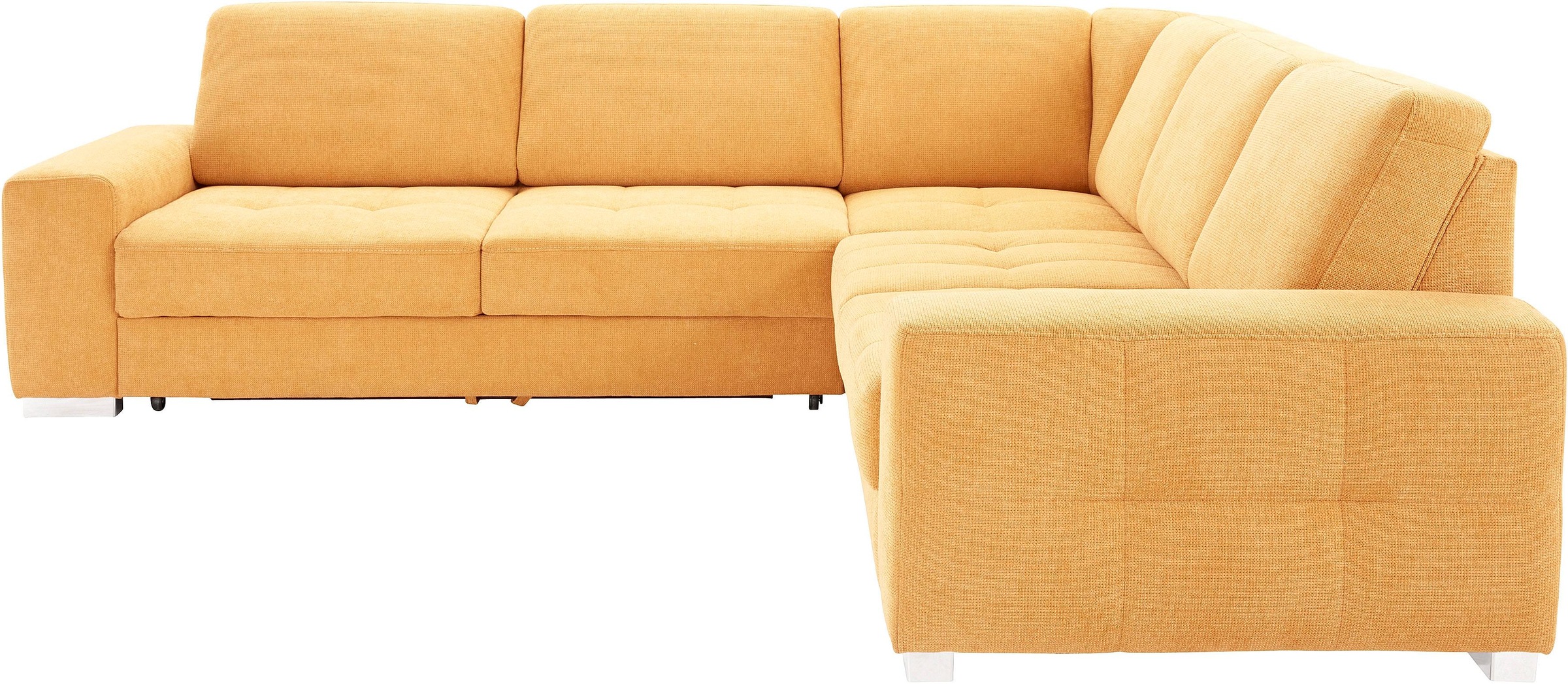 sit&more Ecksofa »Santorini L-Form«, mit Federkern und Sitztiefenverstellung, wahlweise mit Bettfunktion