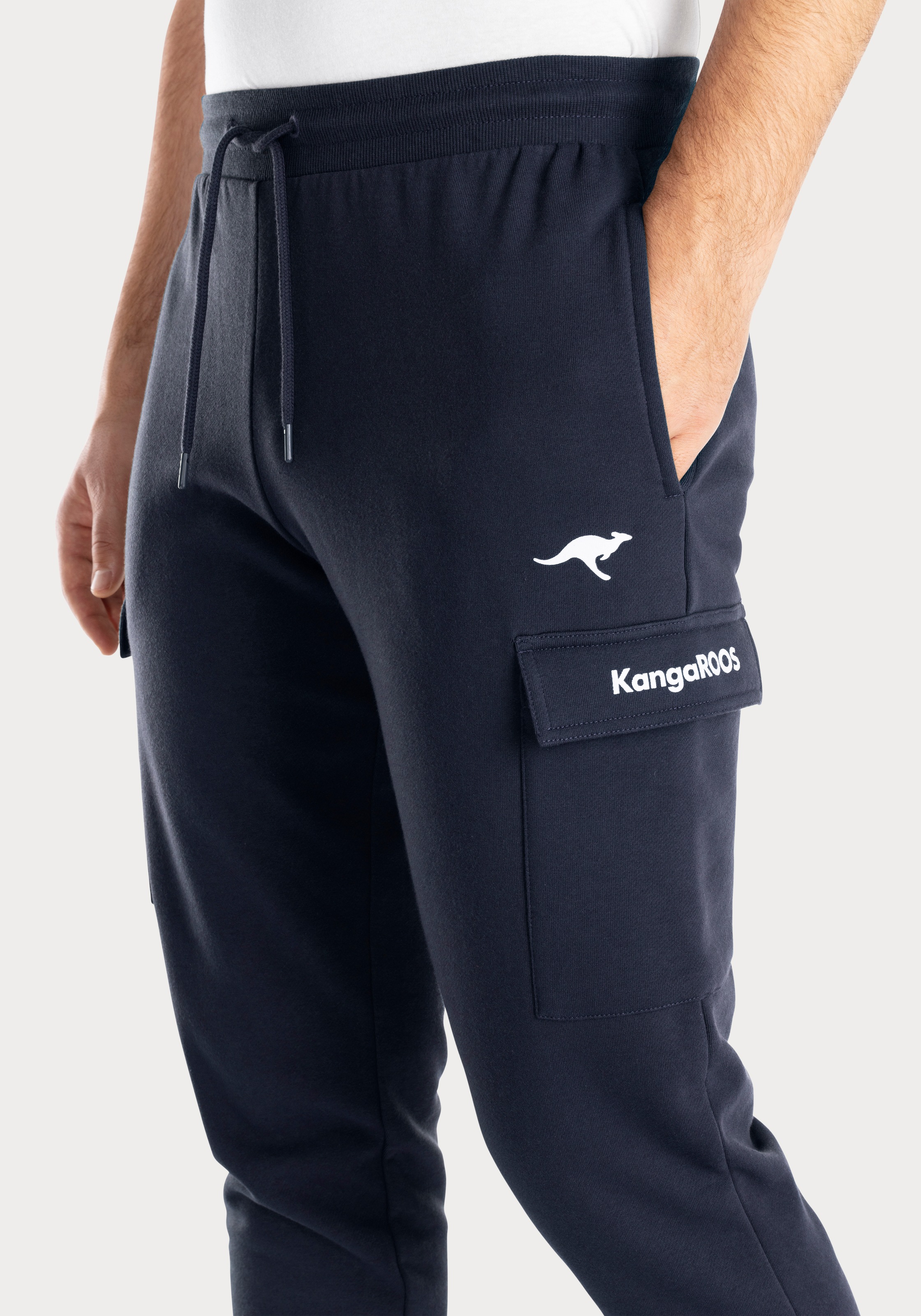 Thumbnail - KangaROOS Sweathose Jogginghose mit Kordel, Relaxhose leichte Sweat-Qualtität
