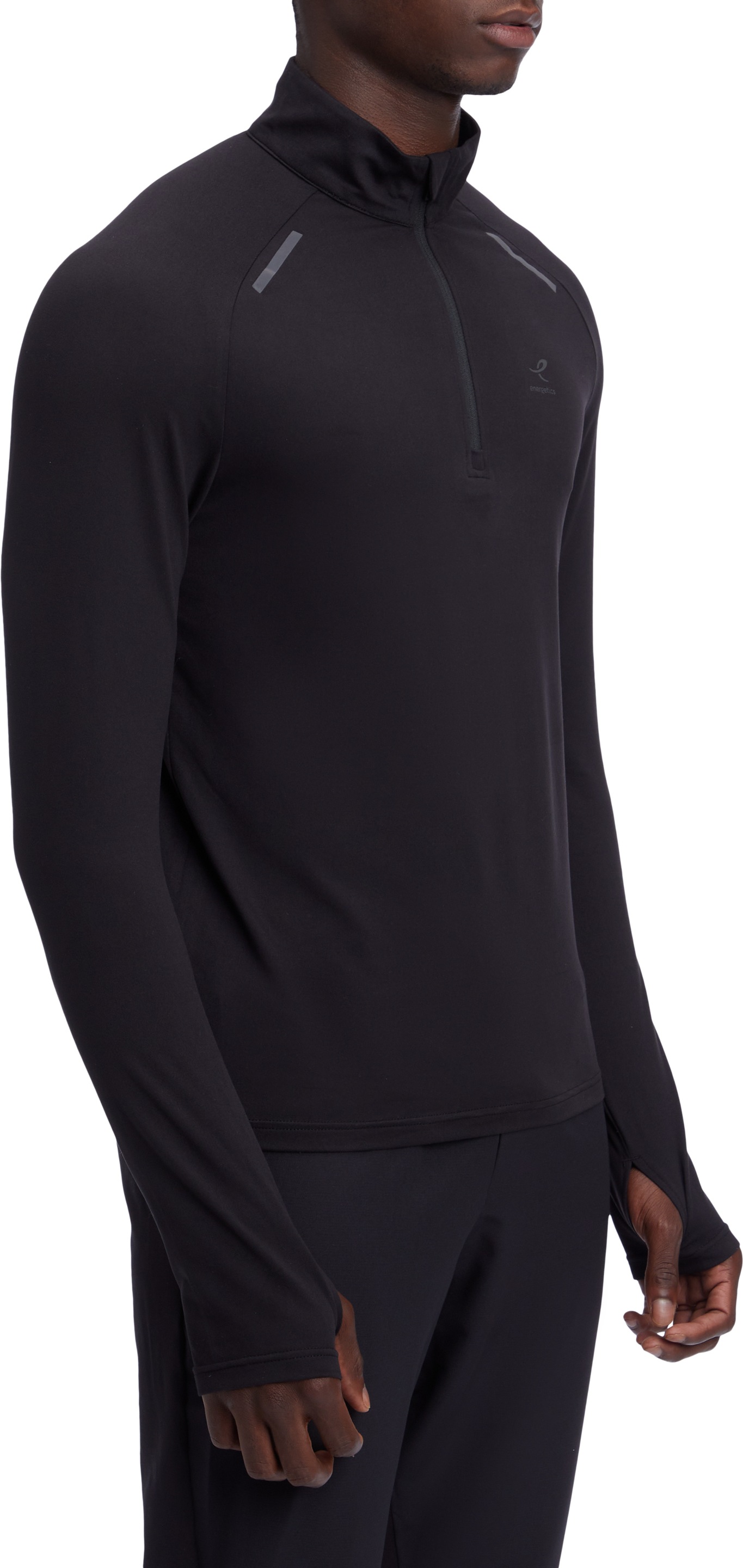 Energetics Laufshirt "He.-Langarmshirt Cusco Iv M" Rollkragen, Half Zip, Für Sport-Outfits, Mit Dry Plus-Technologie