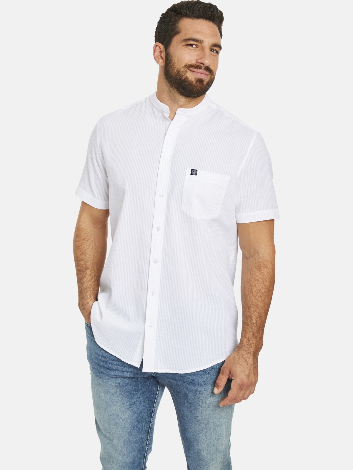 Jan Vanderstorm Kurzarmhemd "Kurzarmhemd ALBART" günstig online kaufen