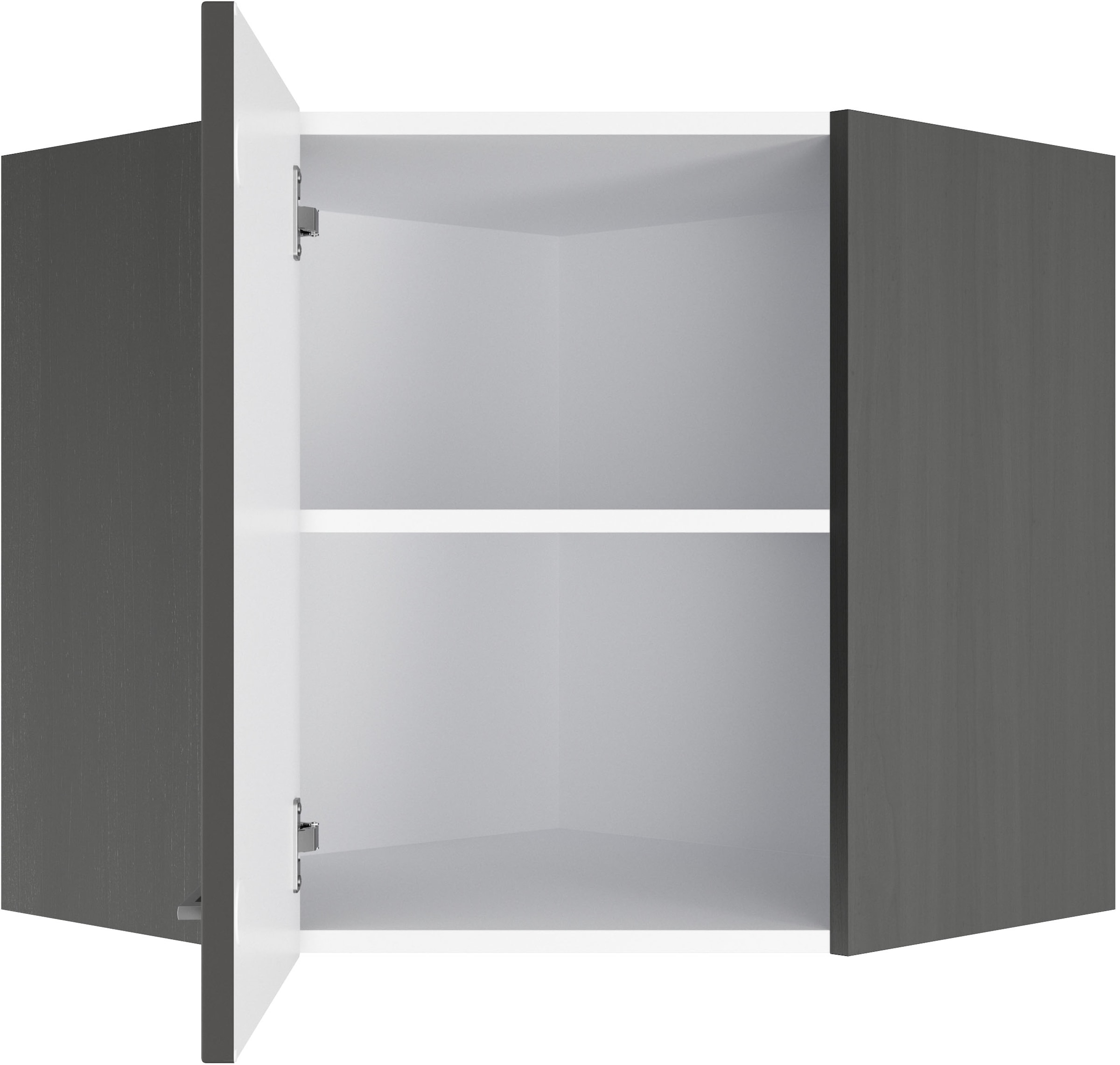 KOCHSTATION Eckhängeschrank »KS-Milan«, HELD Möbel, Eckhängeschrank 60x60 cm, matte oder hochglänzende Fronten