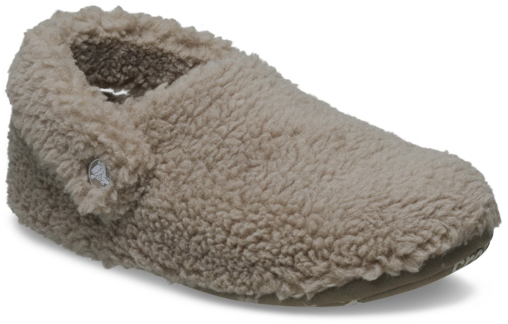 Crocs Hausschuh "Kids Classic Cozzzy Slipper" Pantoffel, Clog mit Filzwolle
