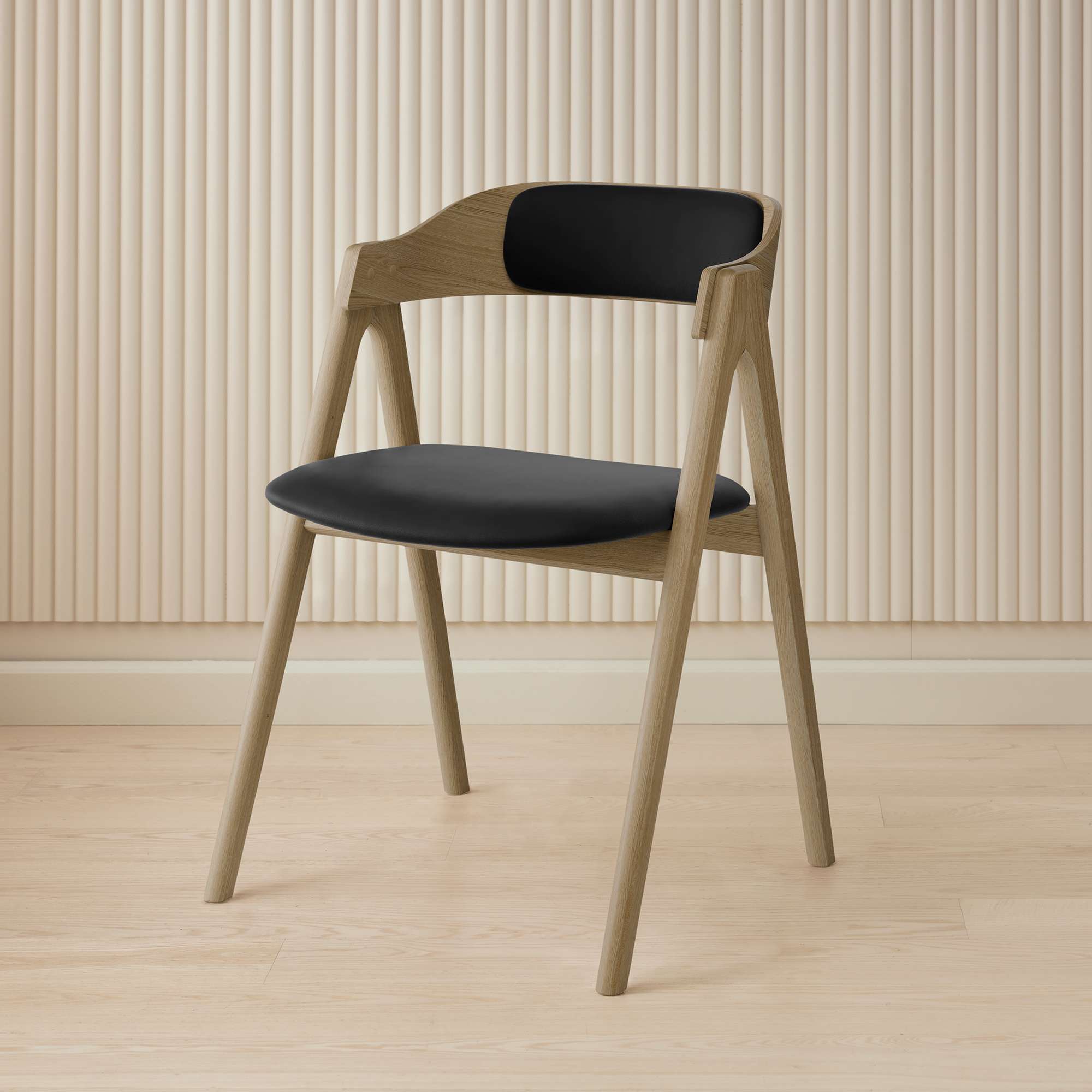Hammel Furniture Stuhl "Mette by Hammel" () 1 Stk.Massivholz, gepolsterte Sitz- & Rückenlehne, versch. Farbvarianten