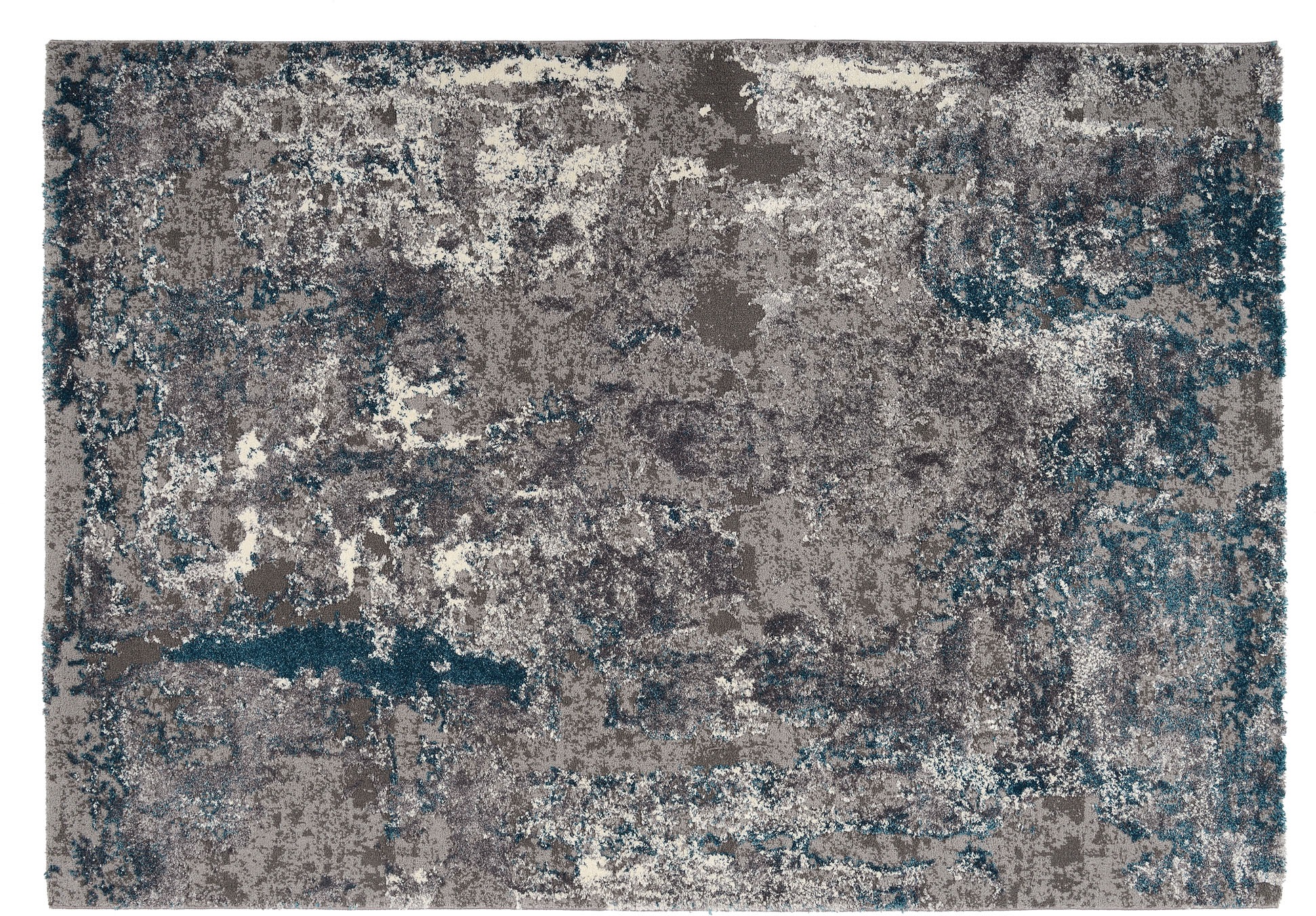 OCI DIE TEPPICHMARKE Teppich »Juwel Liray«, rechteckig, 20 mm Höhe, Kurzflor, Wohnzimmer, Marmor Optik, Hoch Tief Effekt