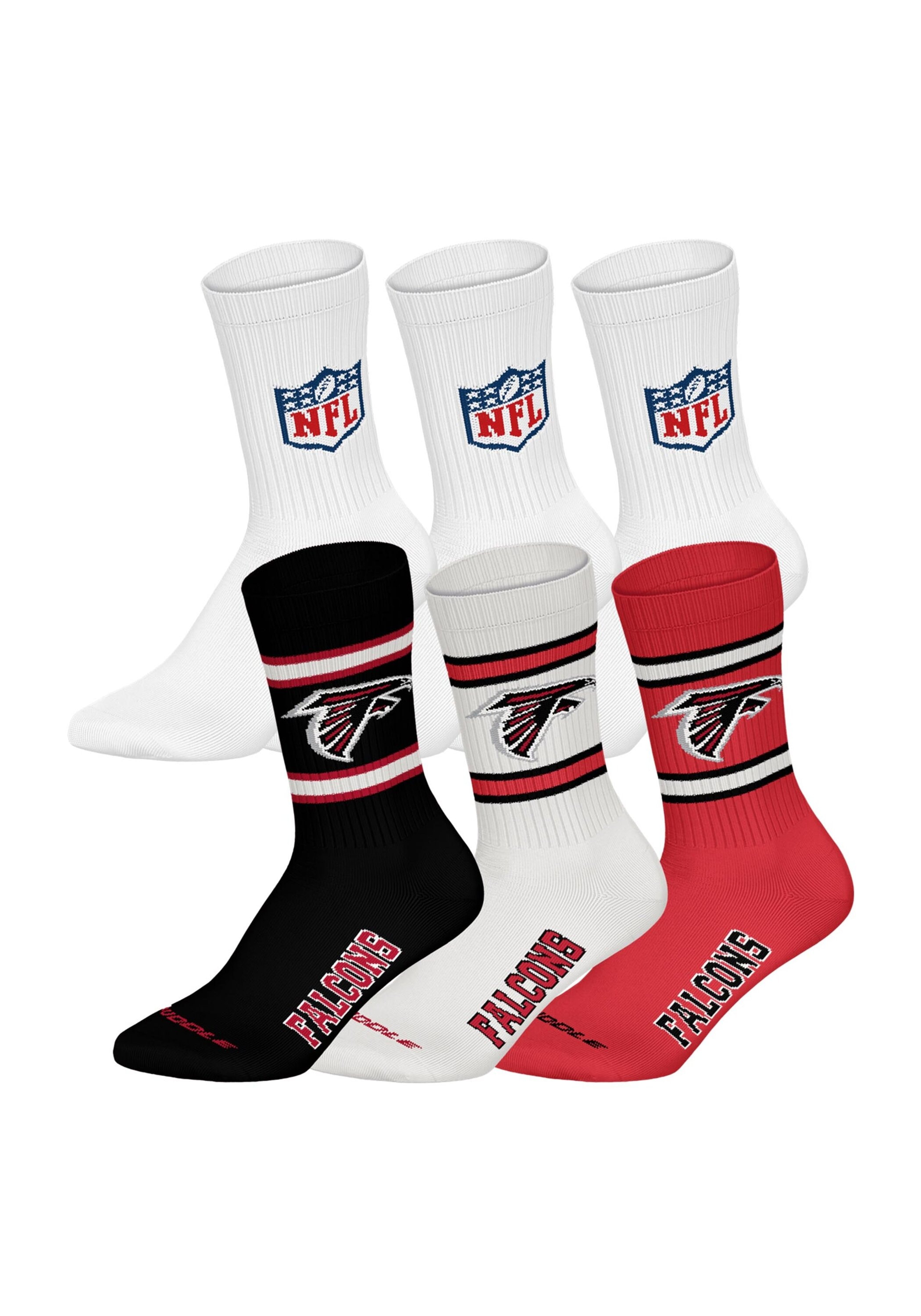 NFL Kurzsocken "Socken NFL 6Pack Crew Socks 6er Pack"