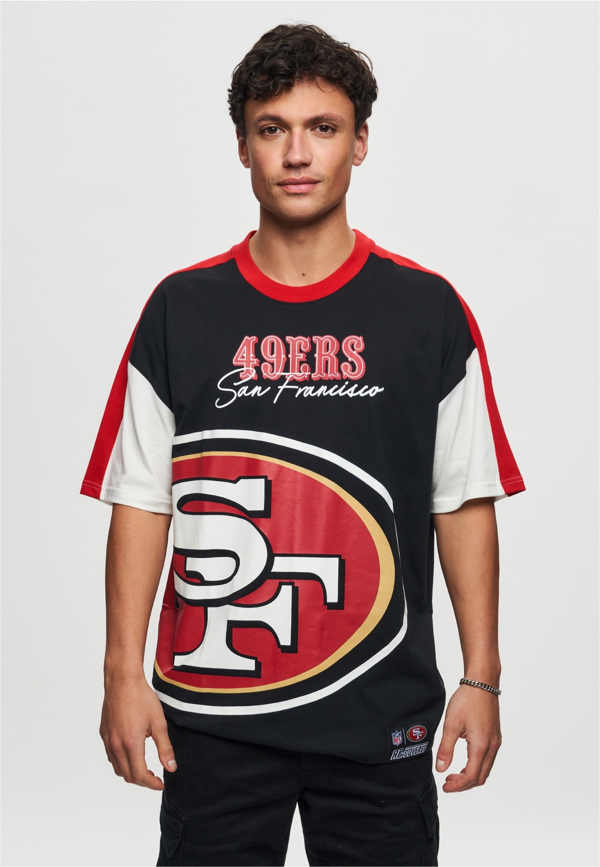 Recovered T-Shirt "NFL 49ERS San Francisco Cut and Sew Oversized", 1 Stk. i günstig online kaufen