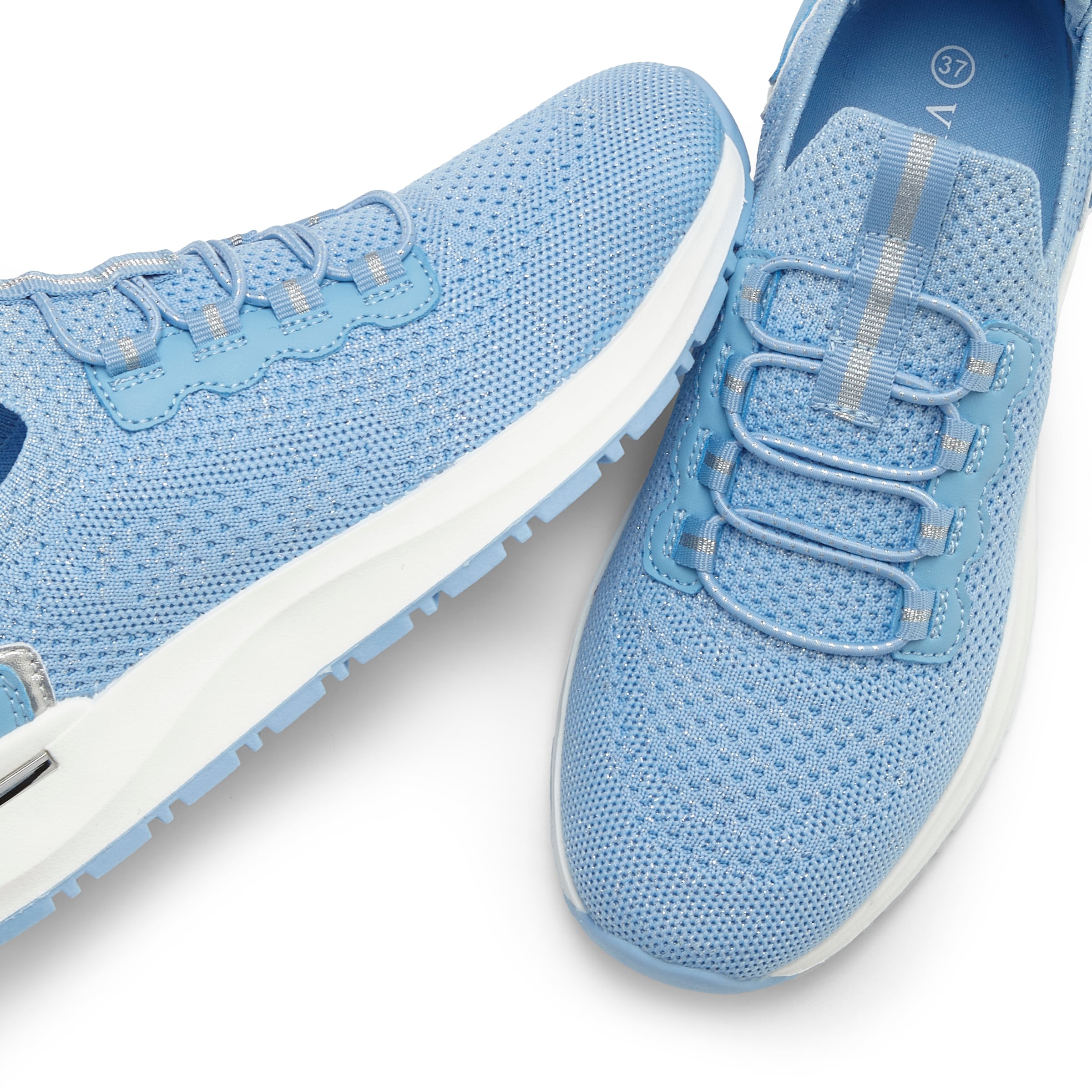 Vivance Sneaker »Freizeitschuh, Halbschuh,«  aus Textil zum Reinschlüpfen mit elastischen Schnürbändern VEGAN