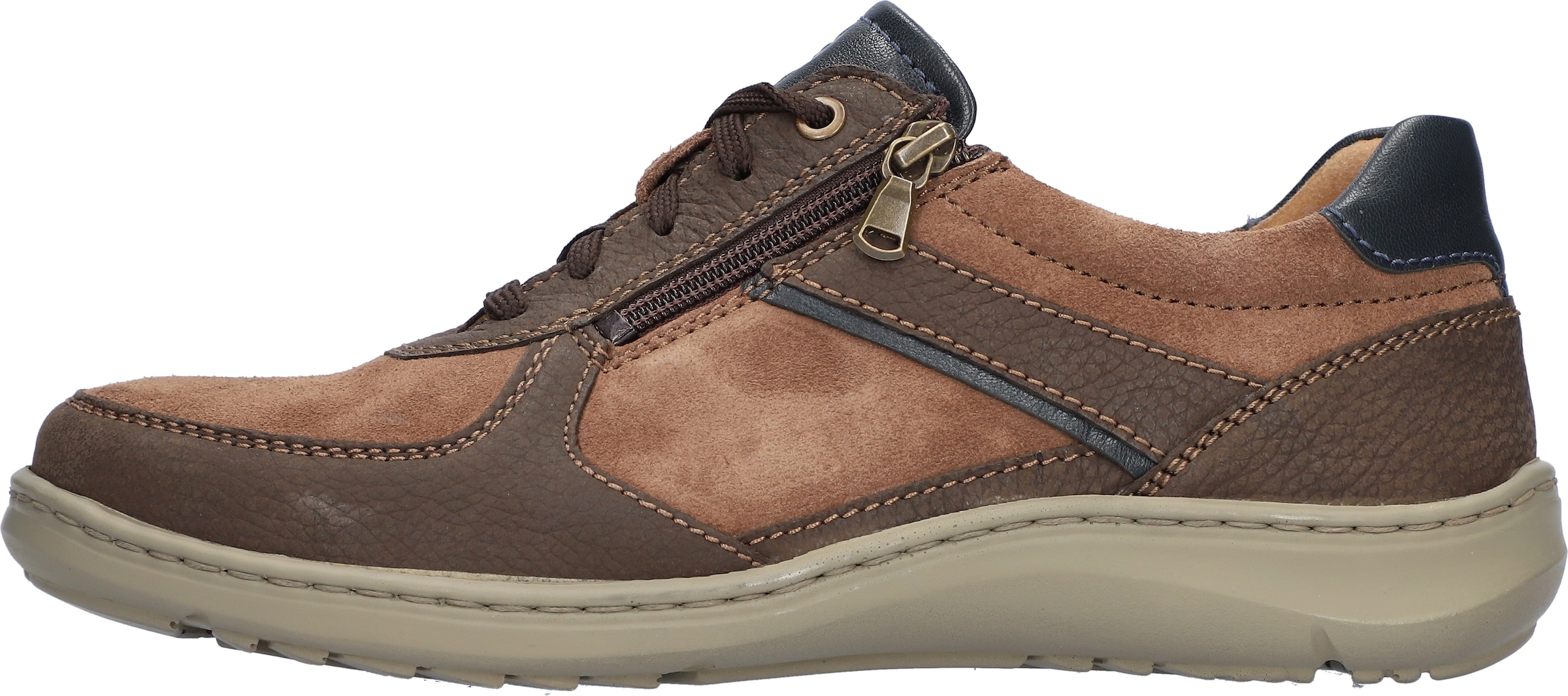 Waldläufer Schnürschuh »Herwig«  Sneaker, Bequemschuh mit Schnürung und Reißverschluss, H-Weite
