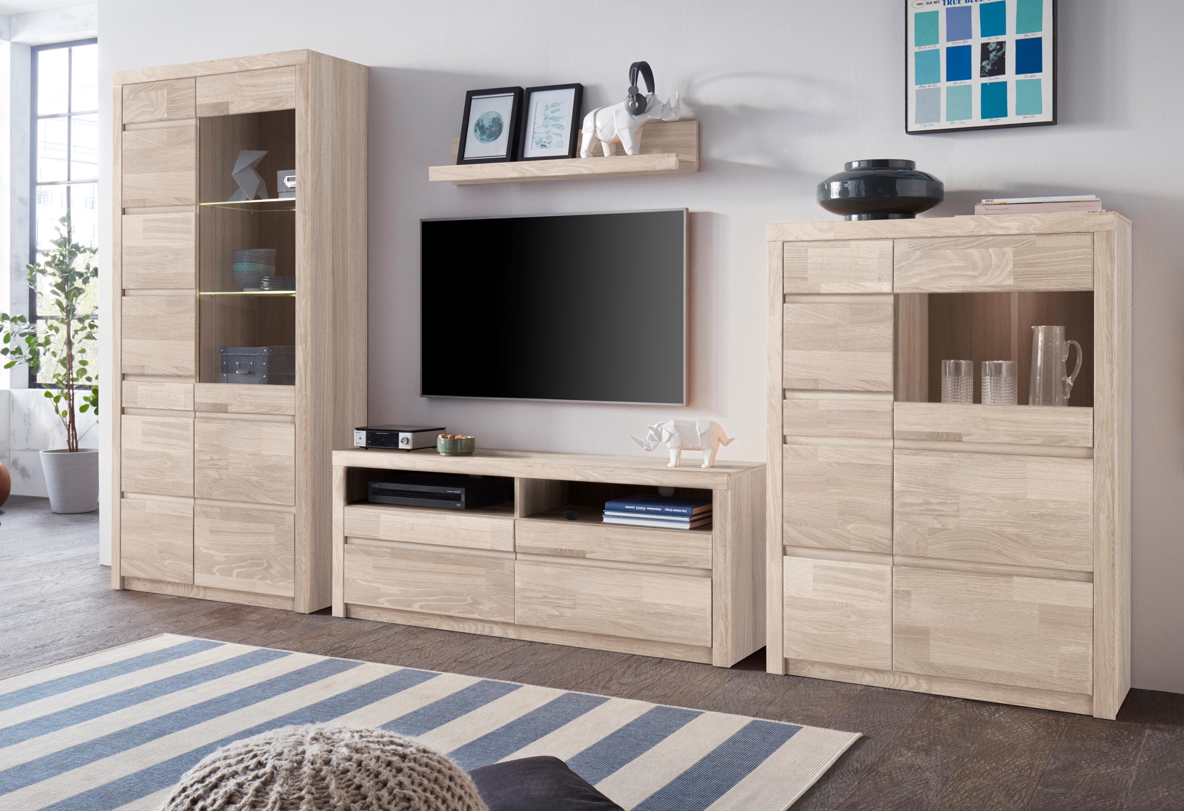 Home affaire Wohnwand "Silkeborg" Set, 4 Stk. tlg. günstig online kaufen